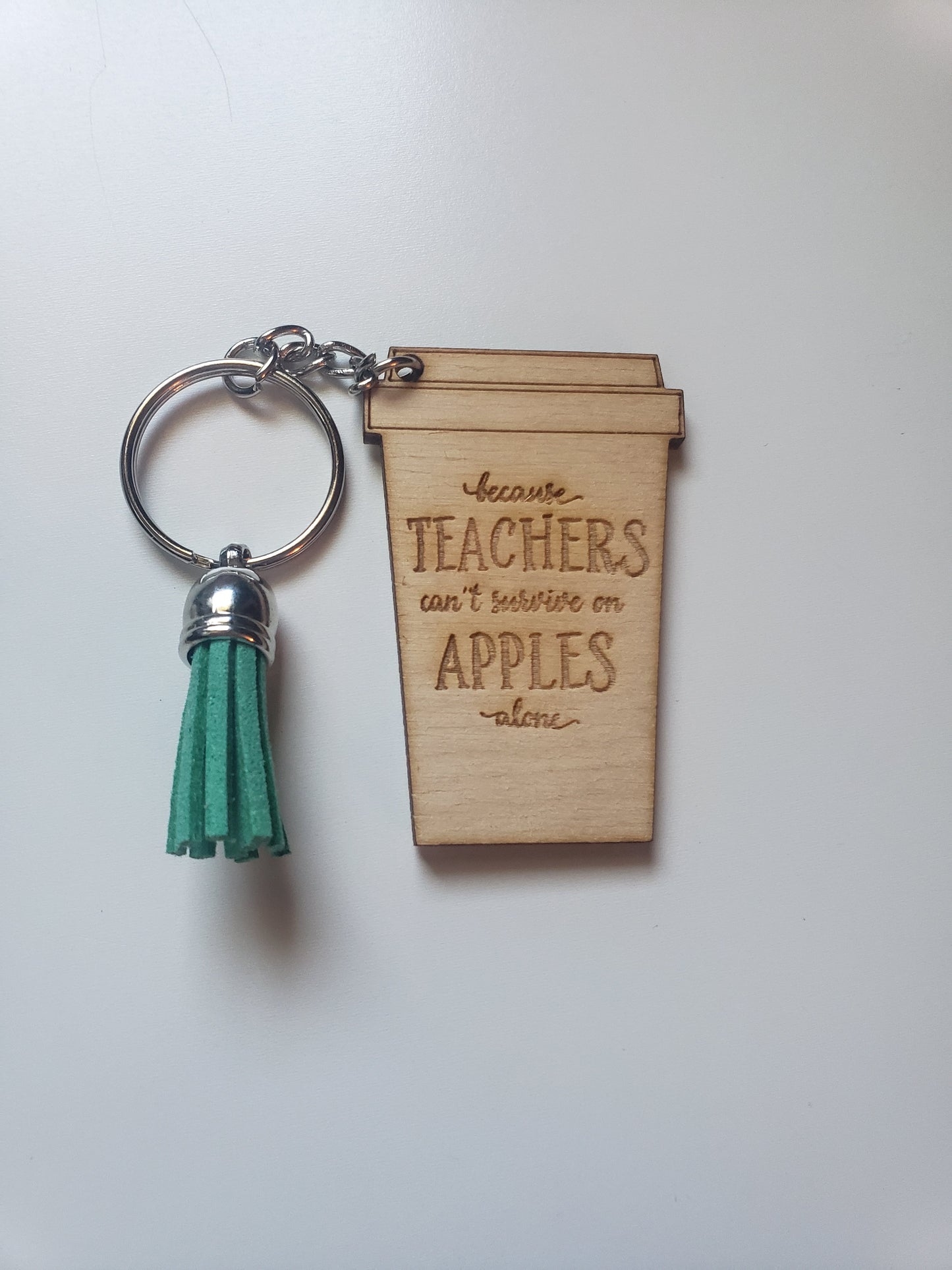 Teacher Coffee Cup Keychains