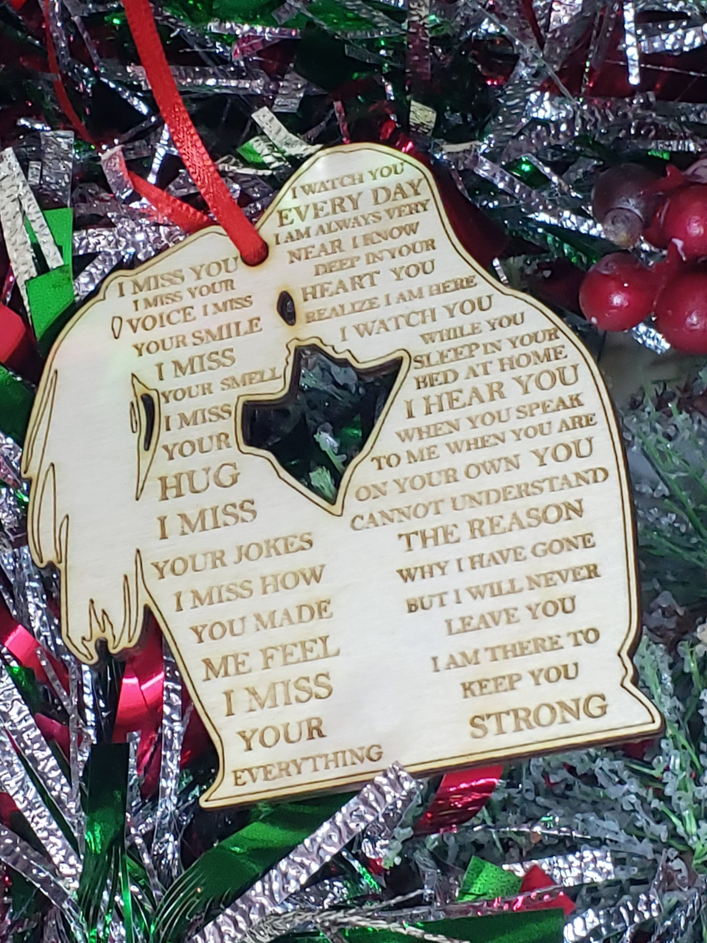 Couple Memorial Christmas Ornament