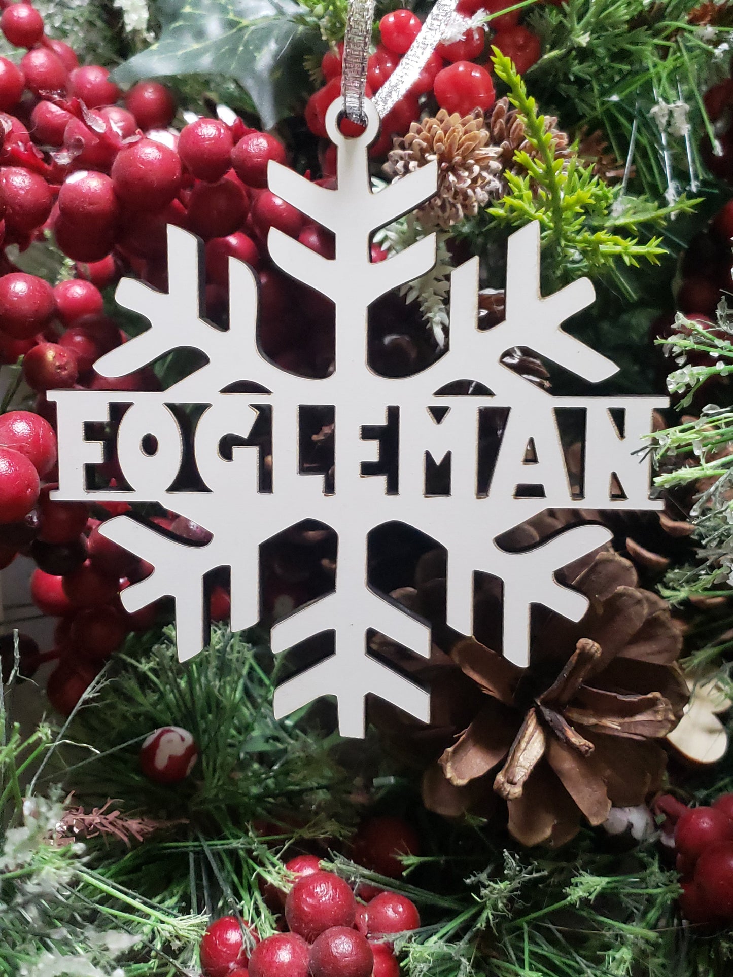 Snowflake Personalized Christmas Ornament