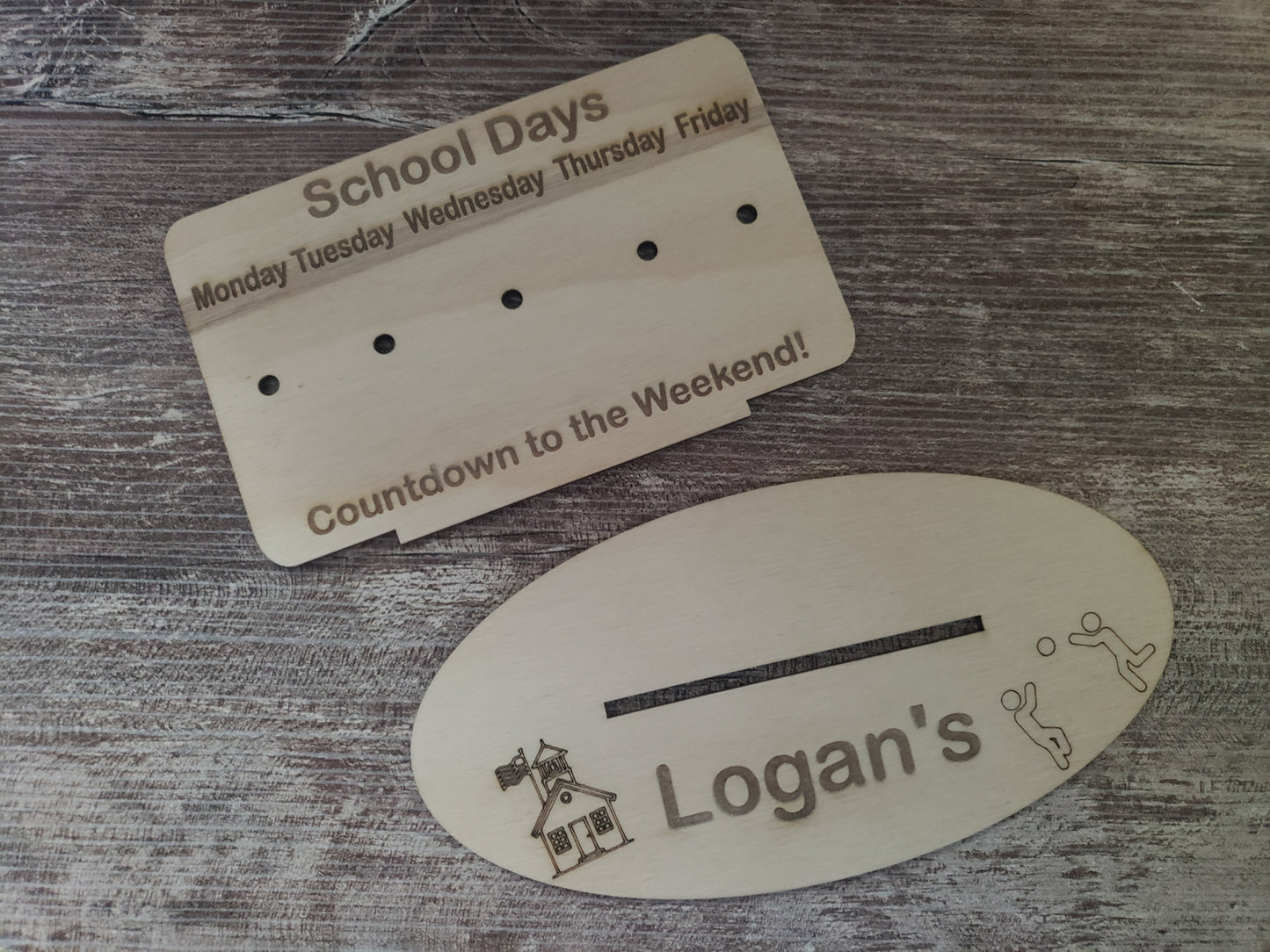 Countdown to the weekend sucker holder Personalized