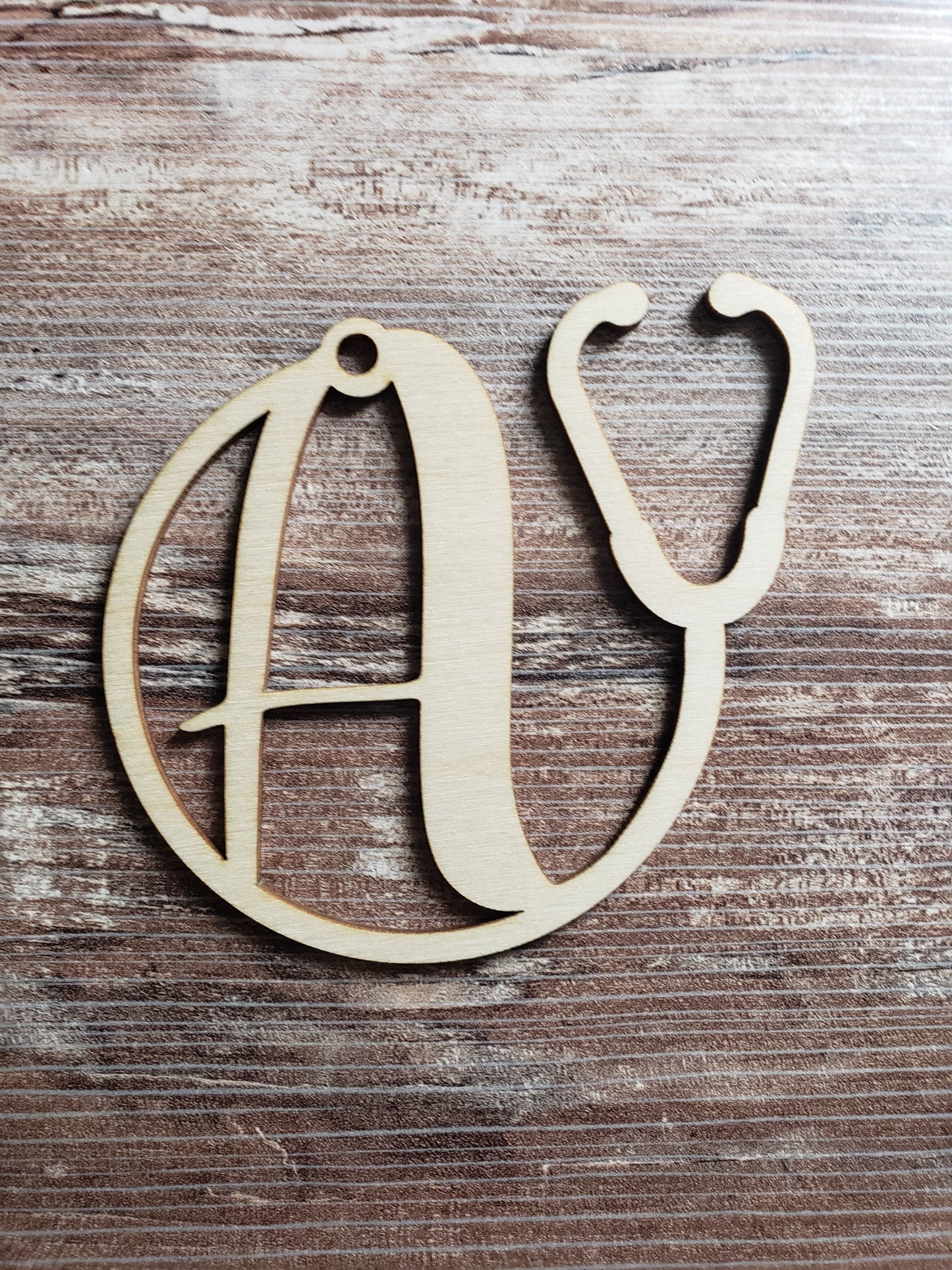 Nurse Stethoscope Car Charm Personalized