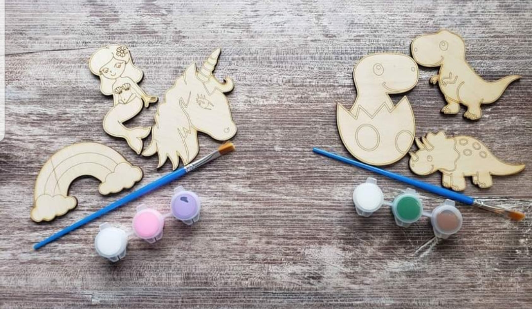 Kids Paint Kits Unicorn or Dinosaurs