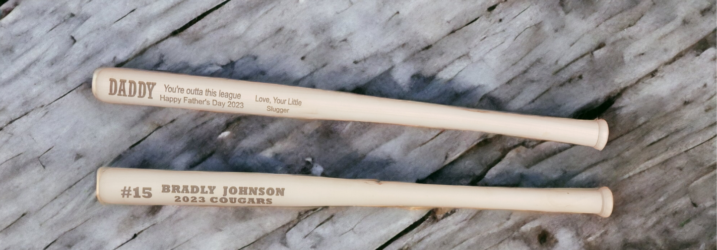 Baseball bat decor Personalized