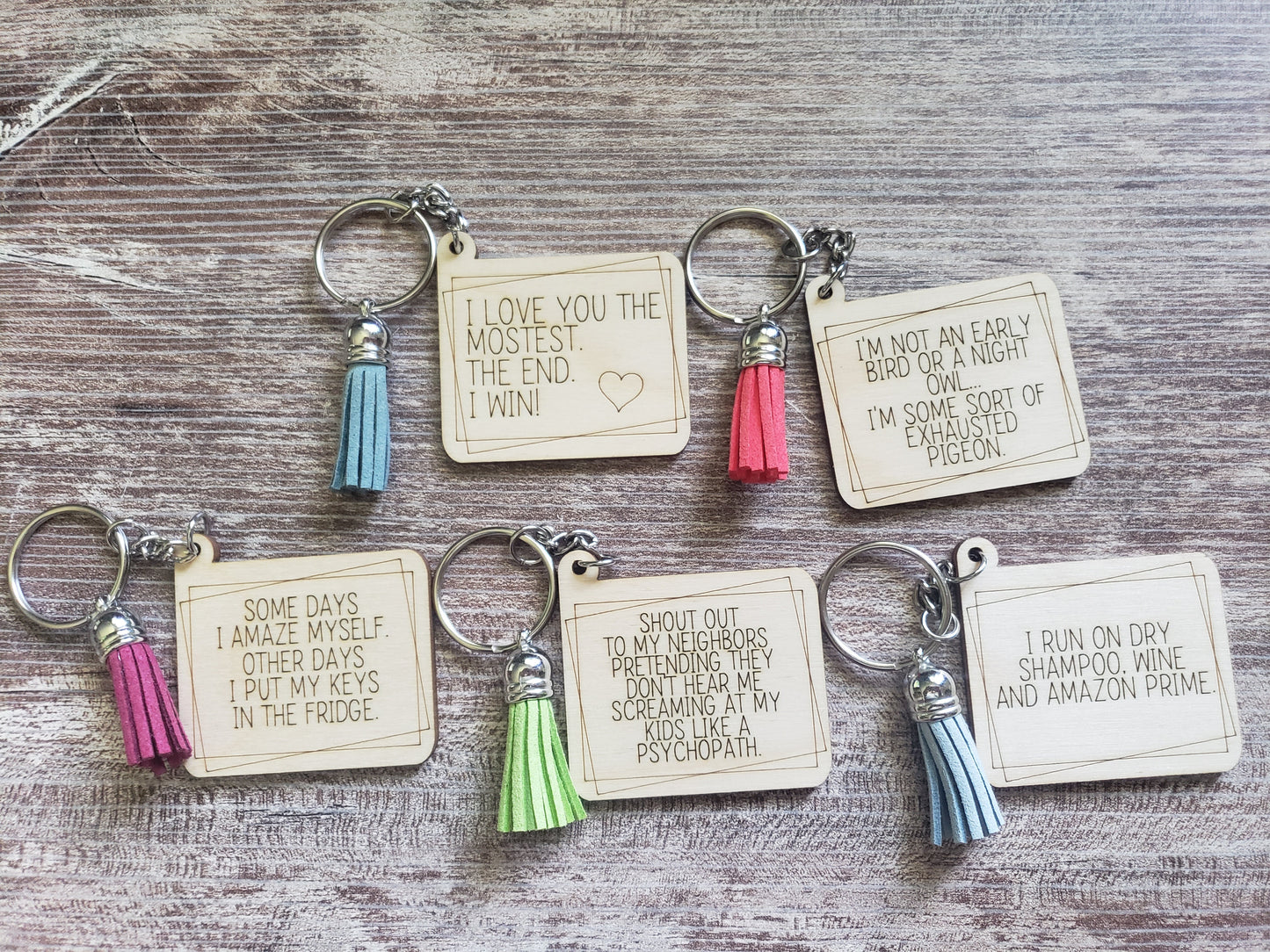 Sarcastic Mom Keychains