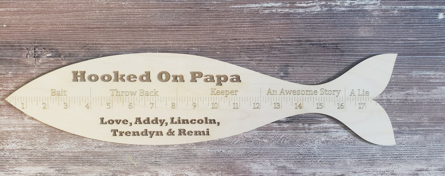 Fish Ruler Personalized