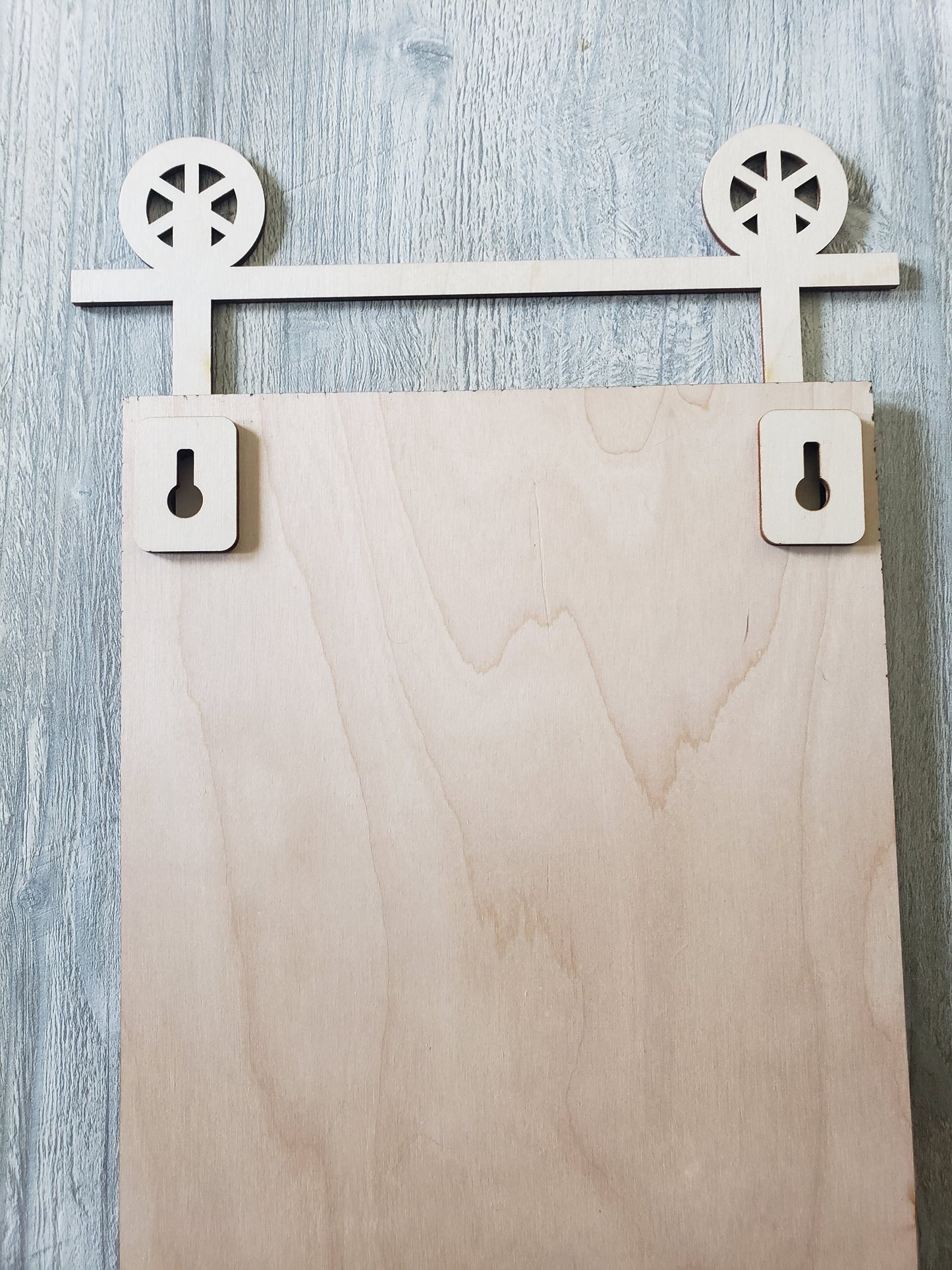 Welcome home barn door sign DIY UNFINISHED