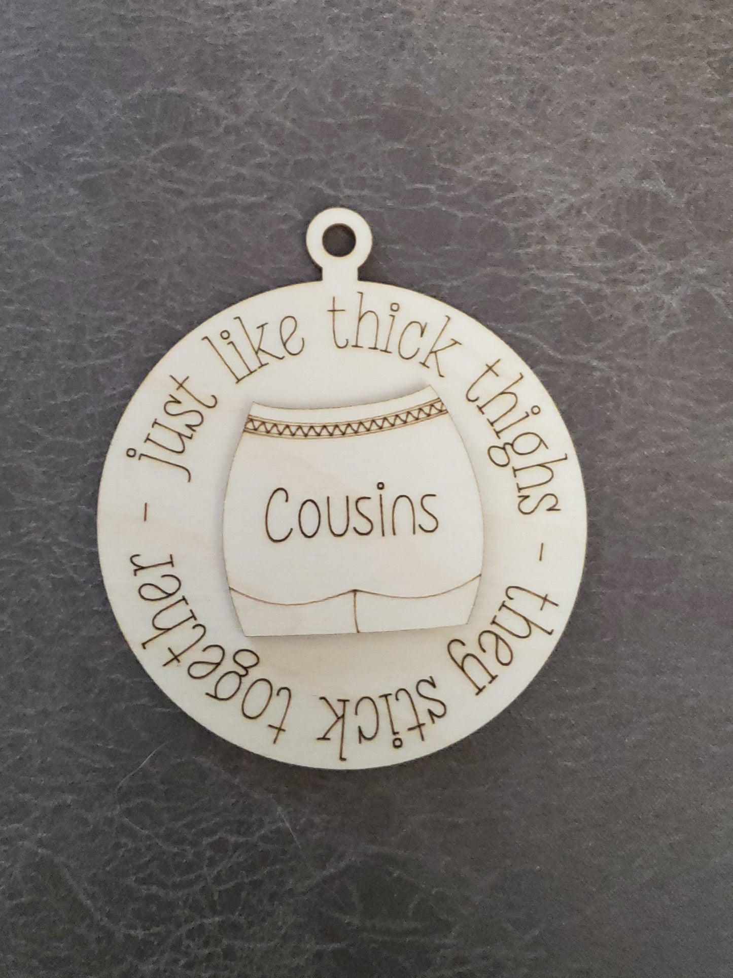 Thick thighs Christmas Ornament