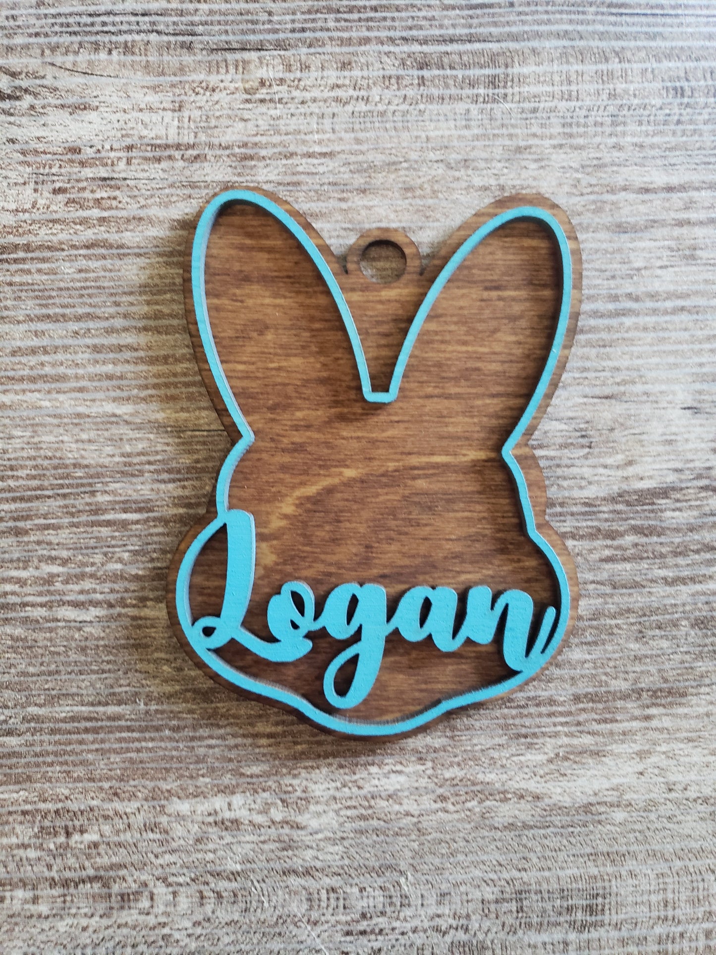 Easter Bunny Basket Tags Personalized