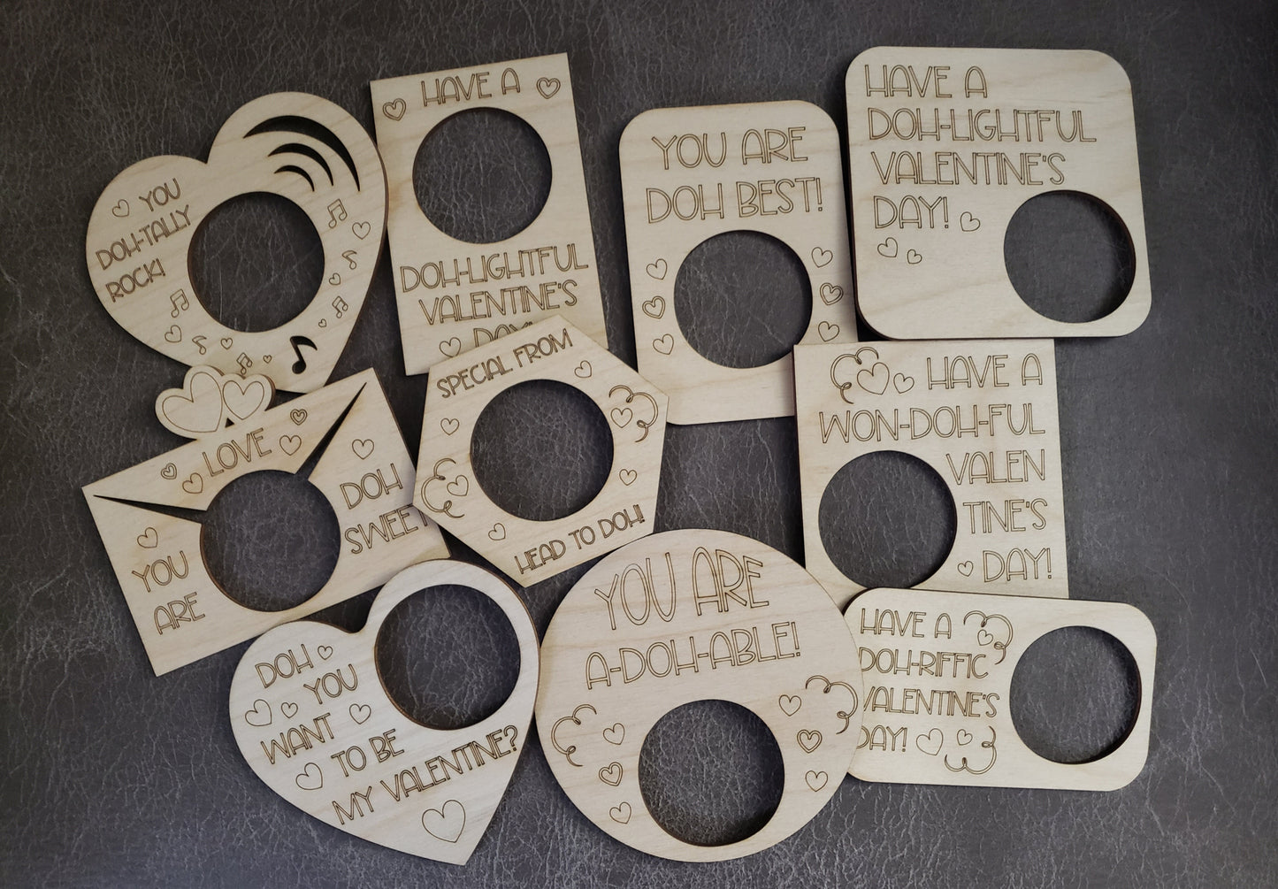 Valentine's play doh