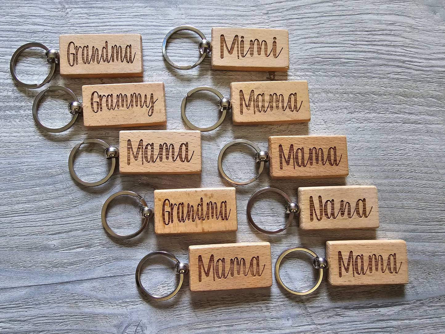 Mama Personalized Keychains