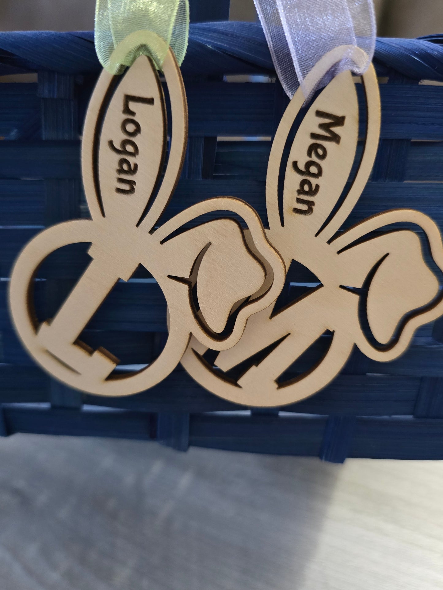 Easter basket ears tags Personalized