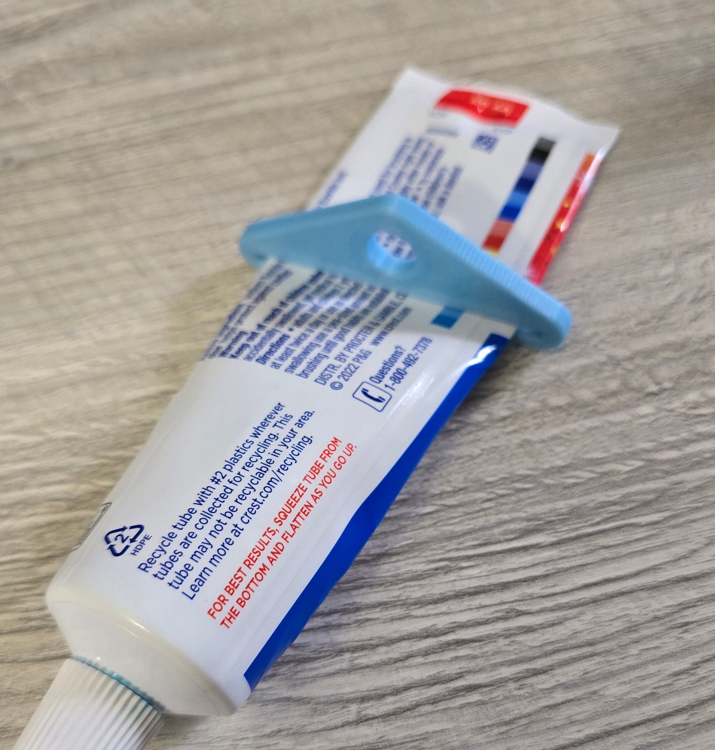 Toothpaste squeezer 3D printed