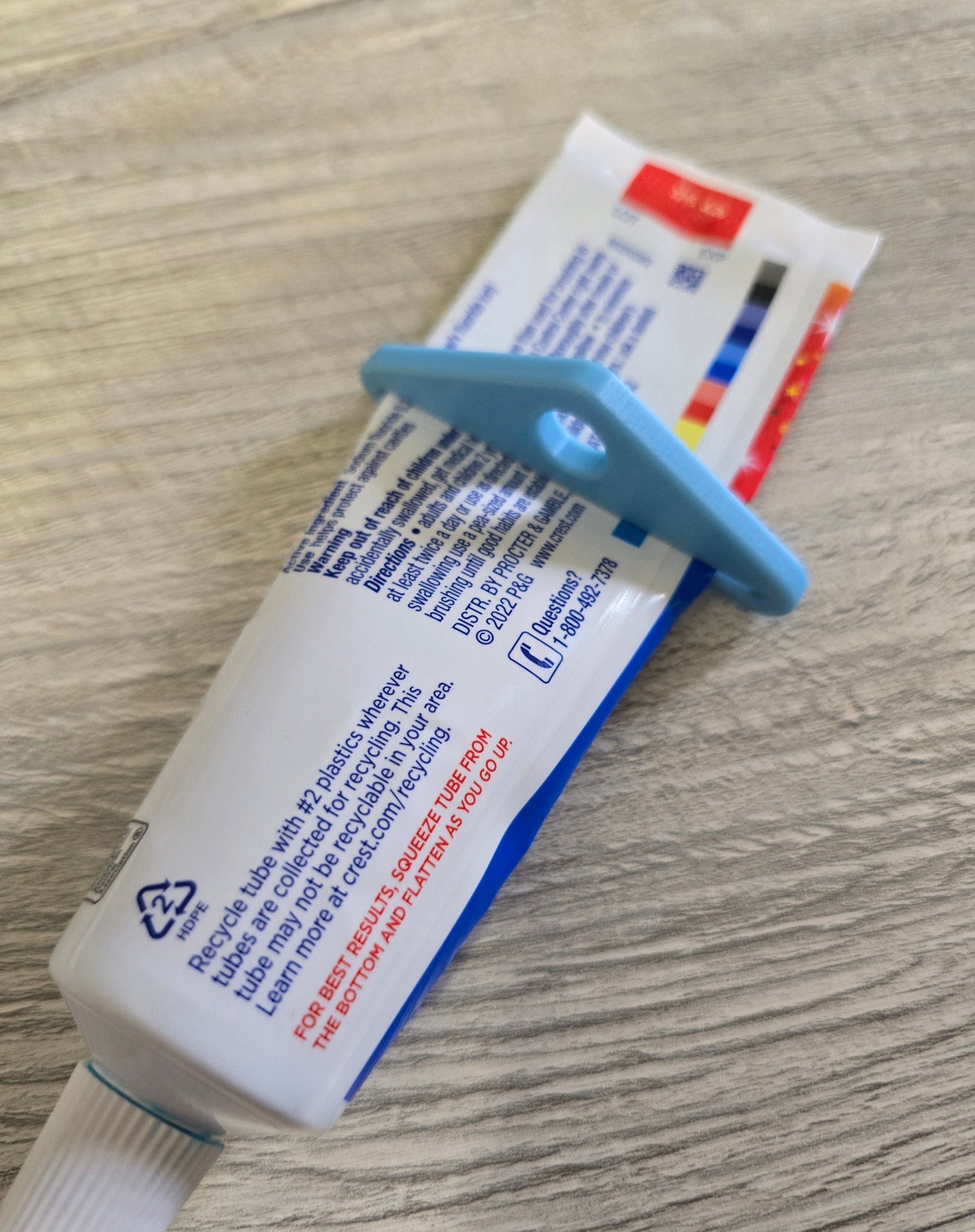Toothpaste squeezer 3D printed