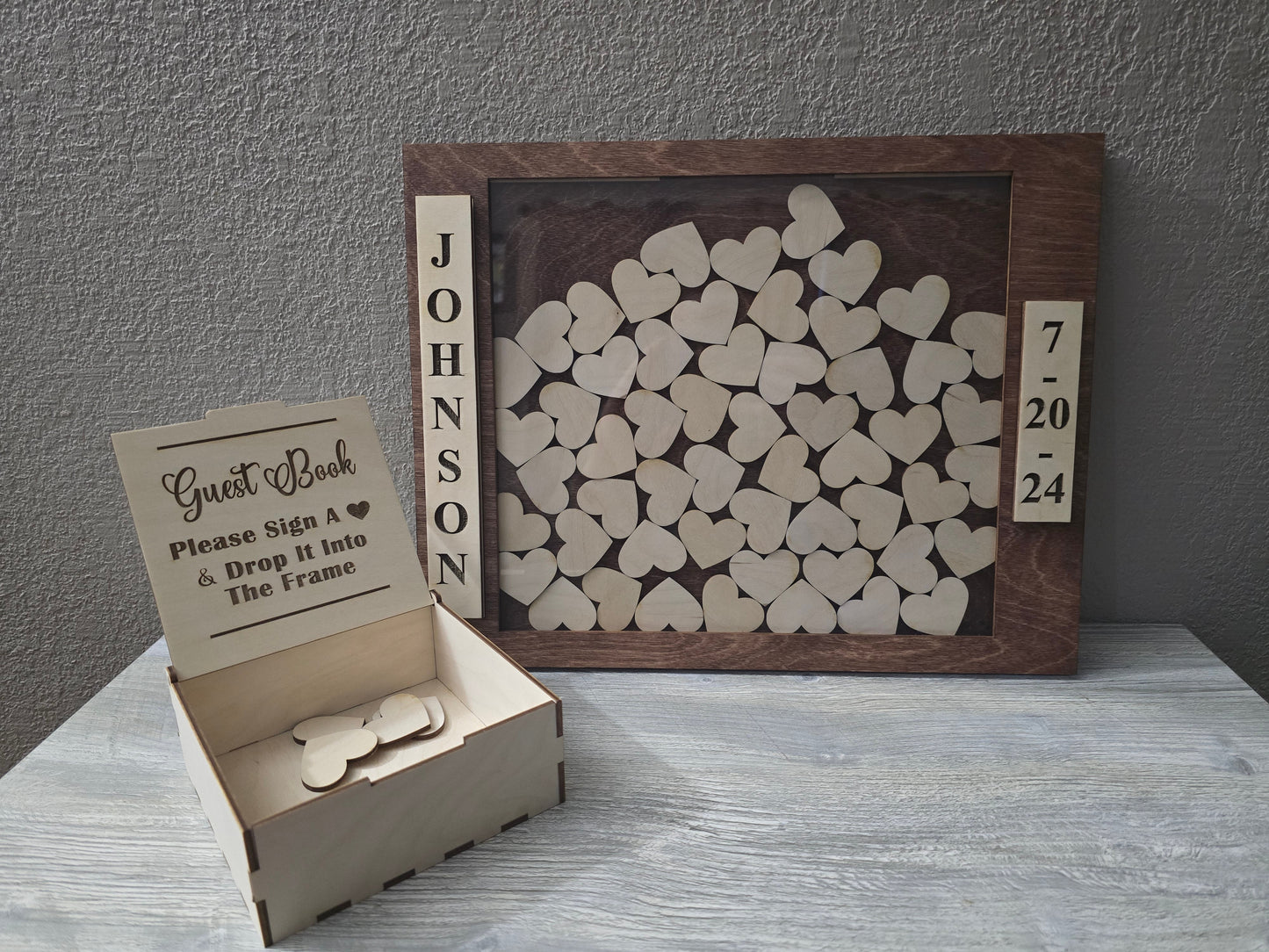Guestbook Graduate Wedding Personalized for wedding last name