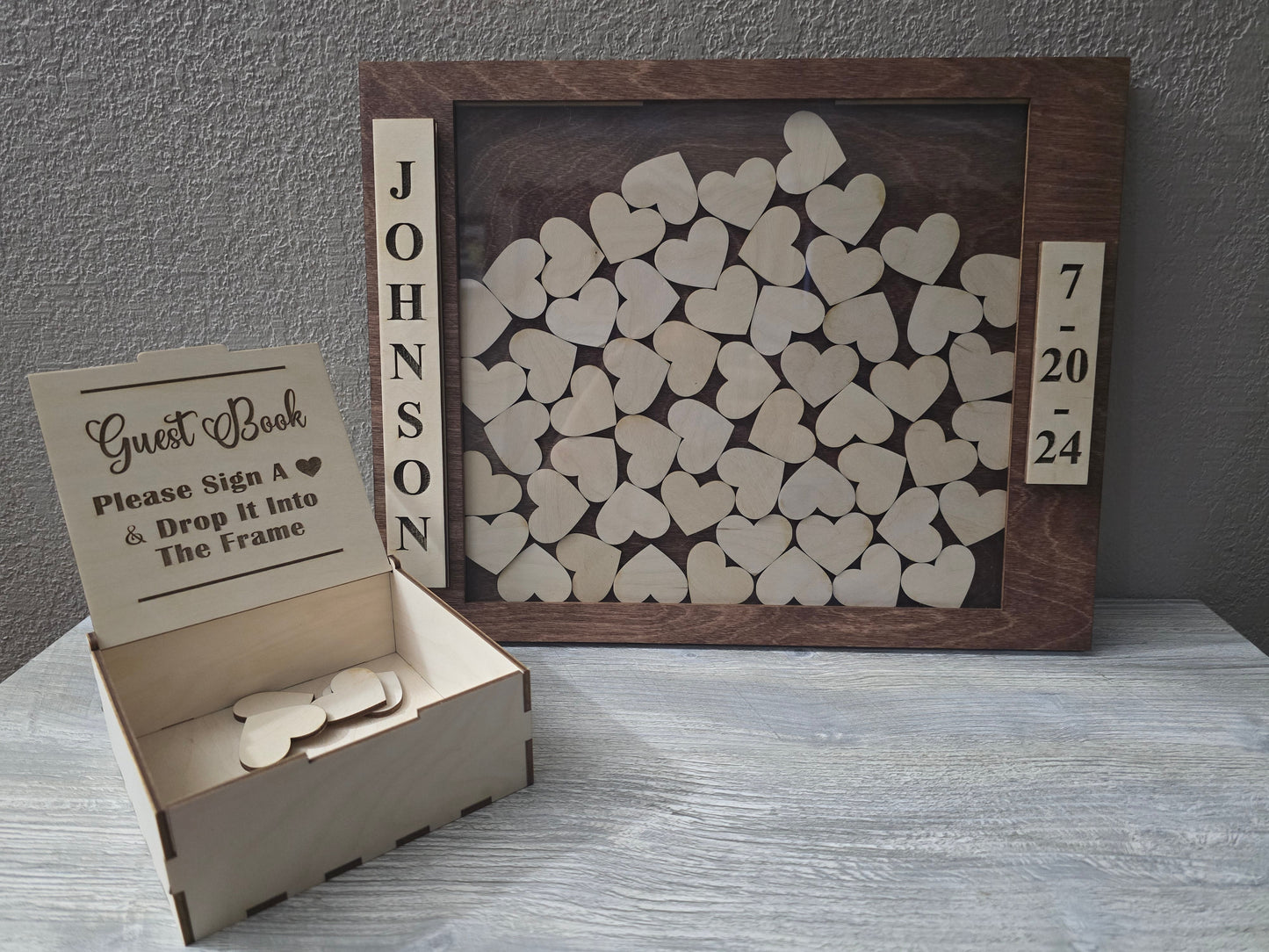 Guestbook Graduate Wedding Personalized for wedding last name