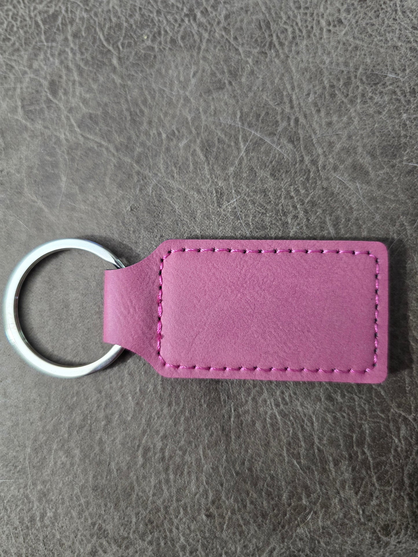 Leatherette Keychain handwriting keychain personalized