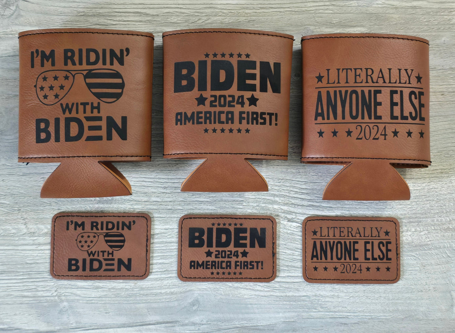Trump 2024 Koozie and Hat Patch