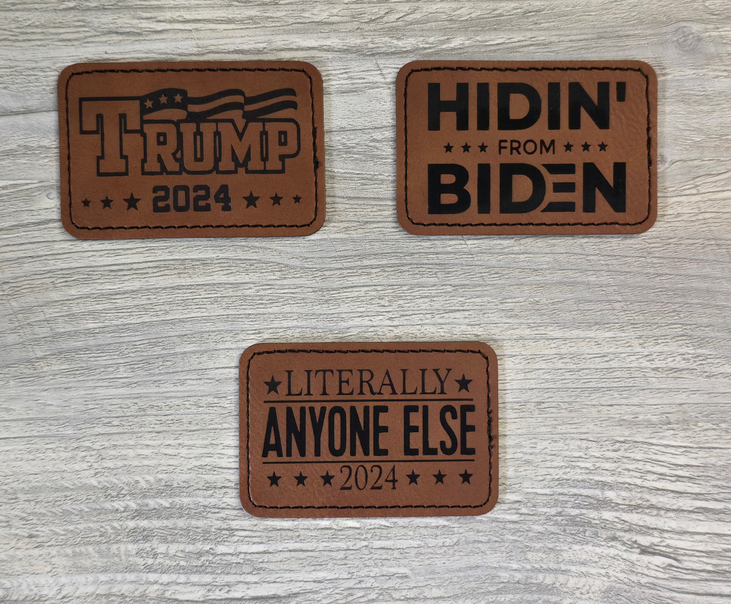 Trump 2024 Koozie and Hat Patch