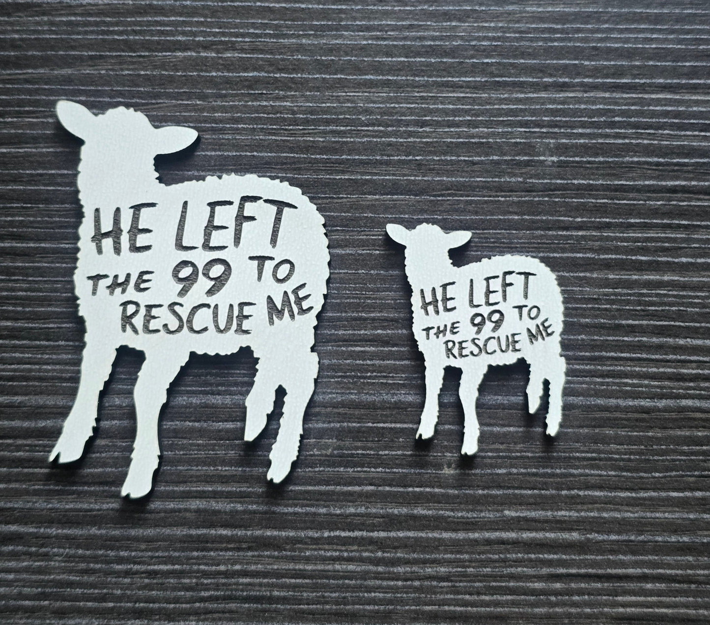 He left the 99 to rescue me sheep tokens