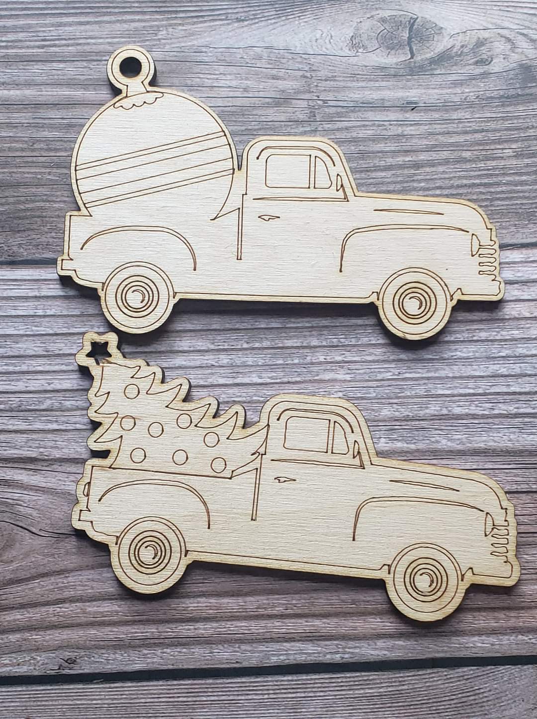 Truck Christmas Ornaments bulb or tree MOQ-5