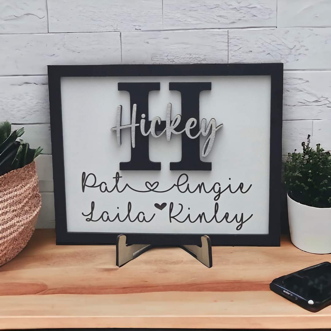 Family Name Sign Personalized