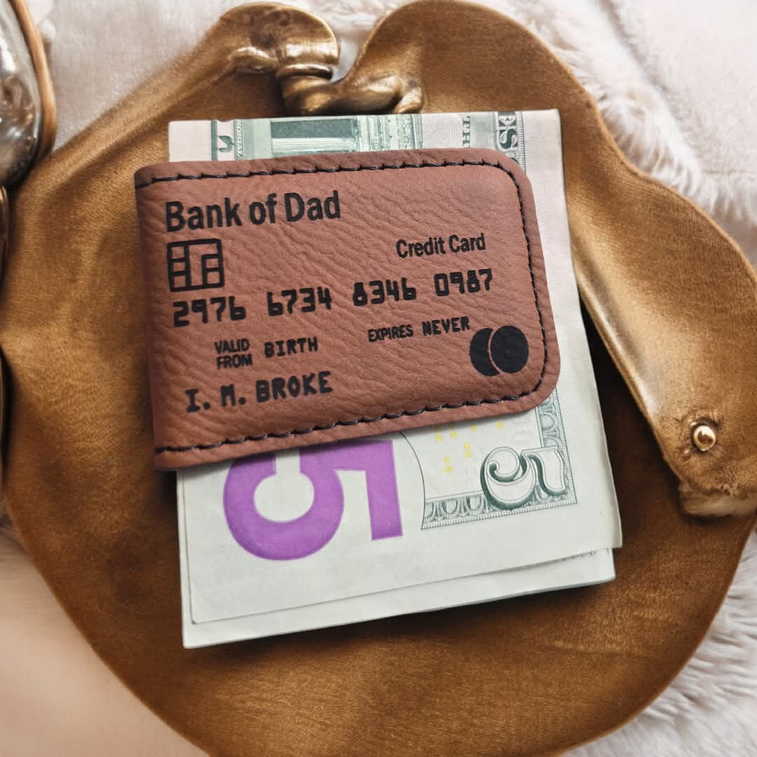 Money clip leatherette multiple options