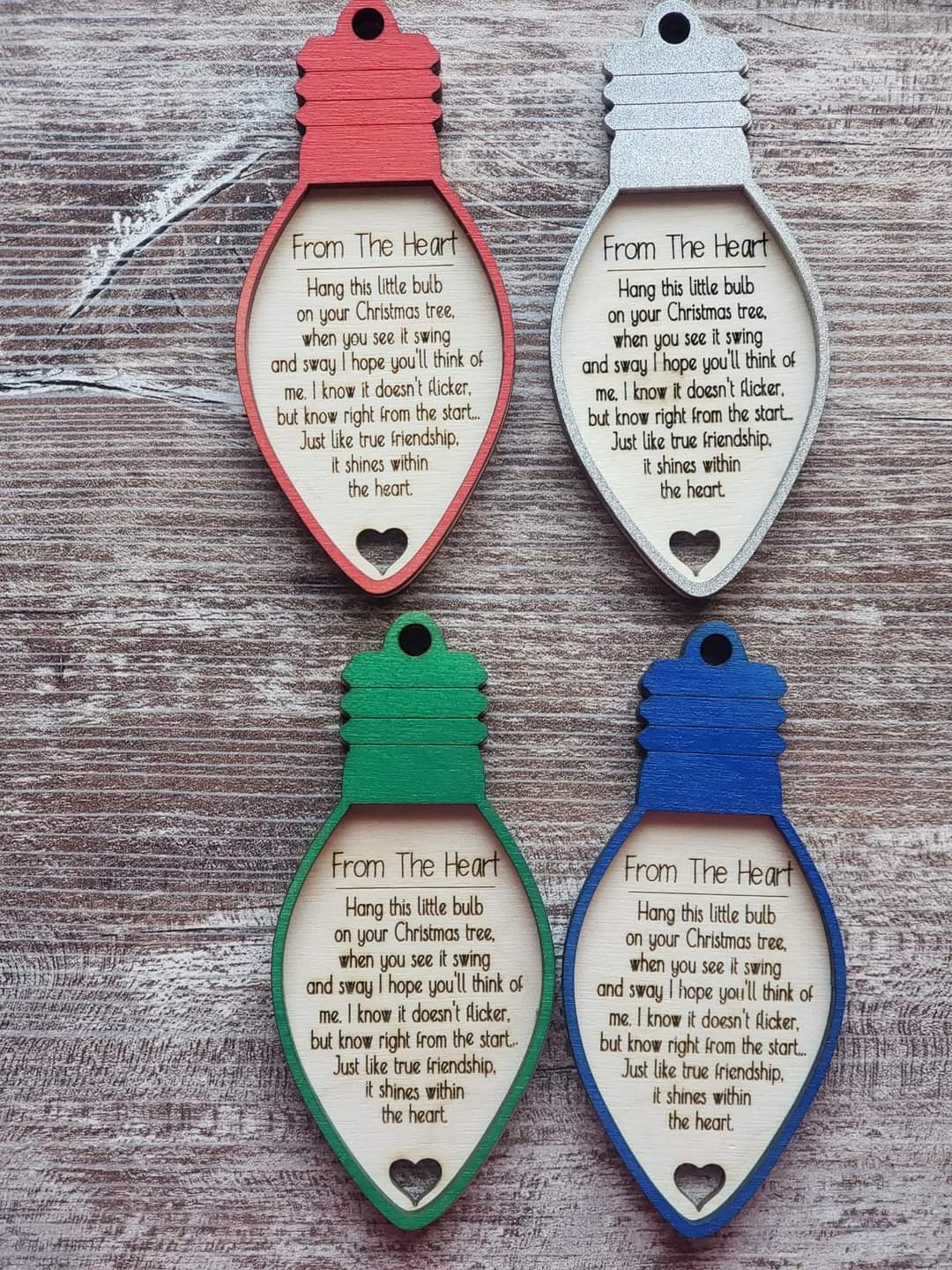 From the Heart Christmas Ornament