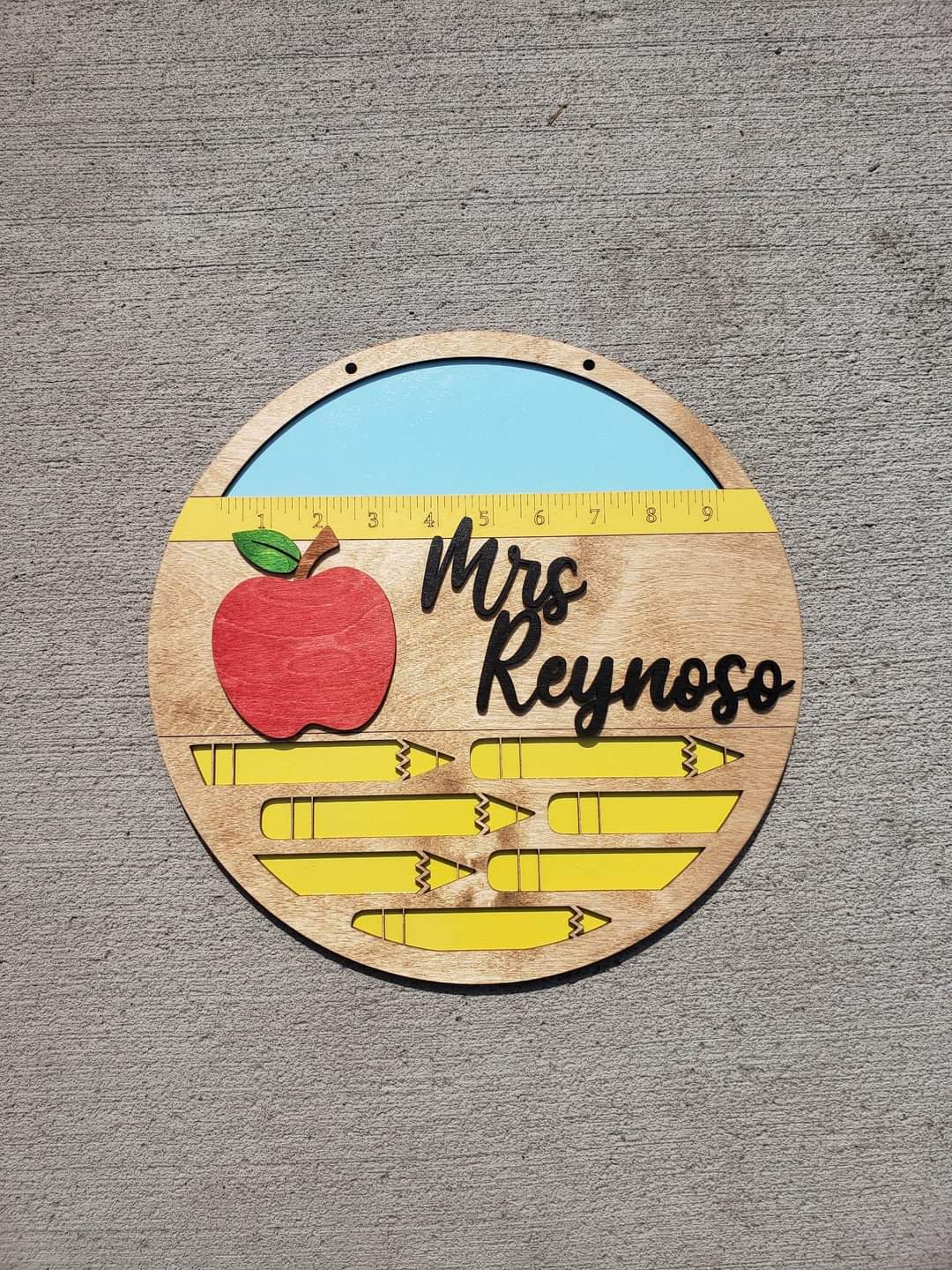 Teacher Sign DIY Personalized