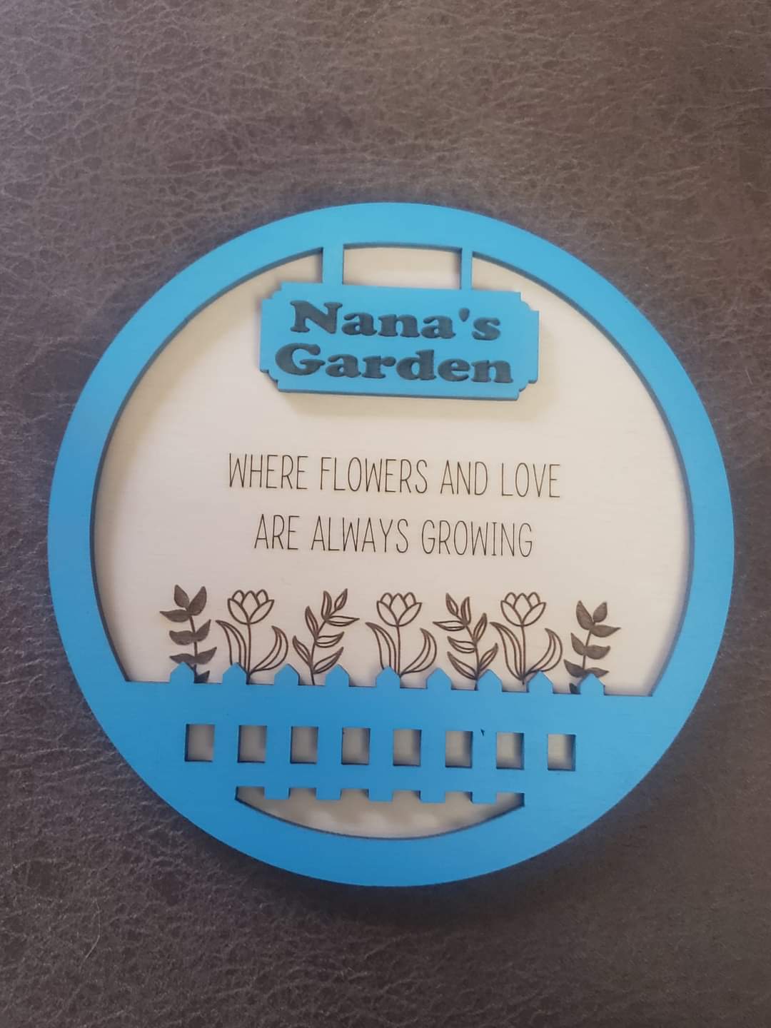 Grandma's Garden Sign Personalized