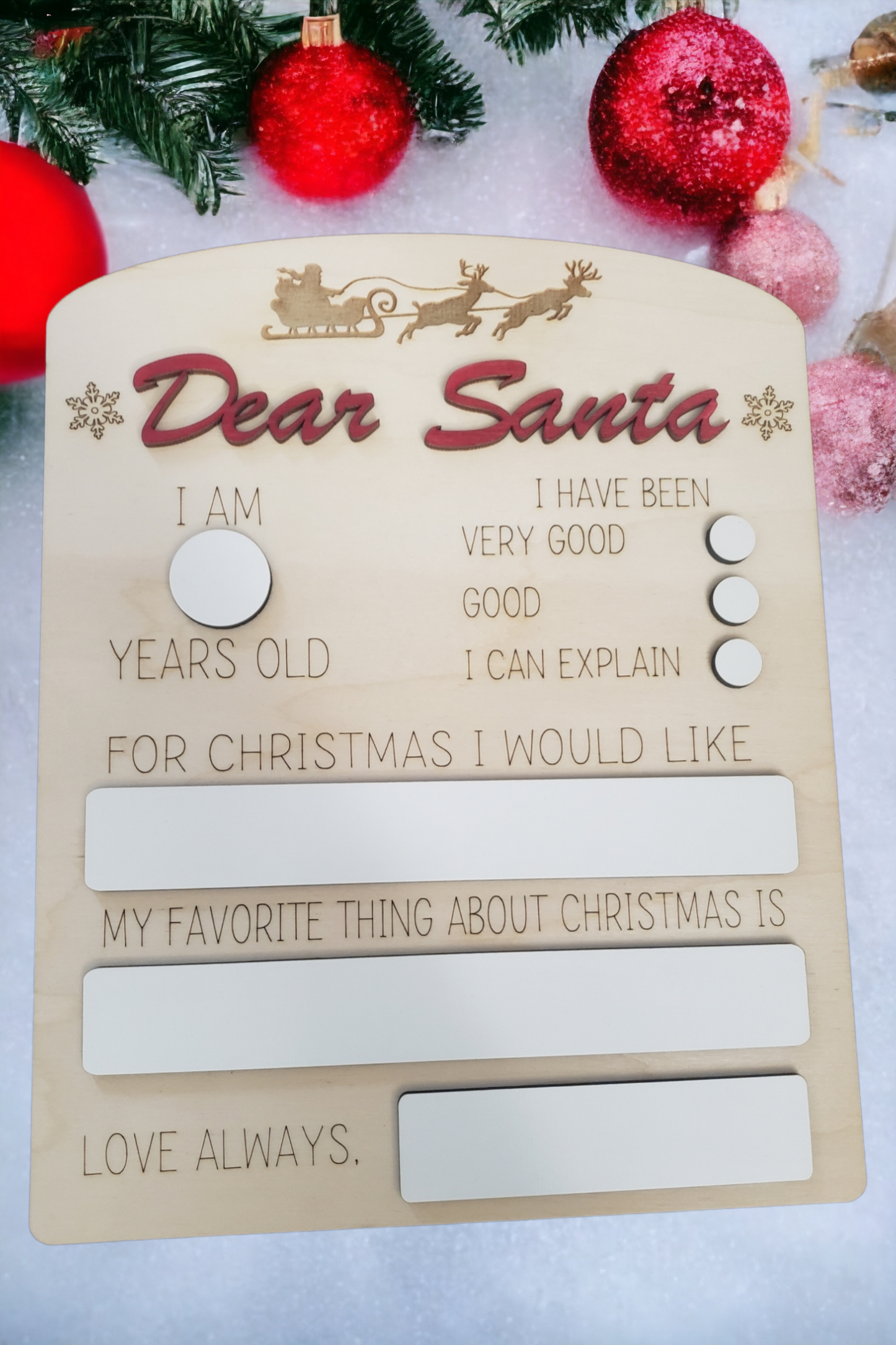 Dear Santa Board