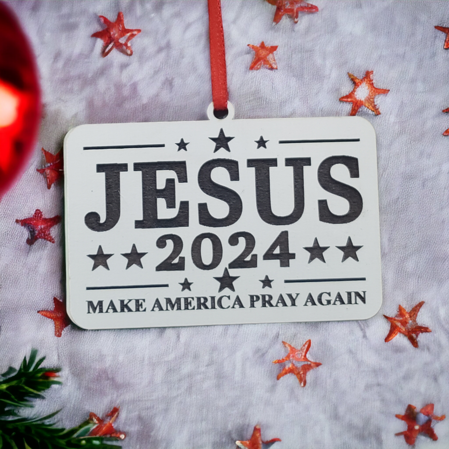 Jesus 2024 Christmas Ornament