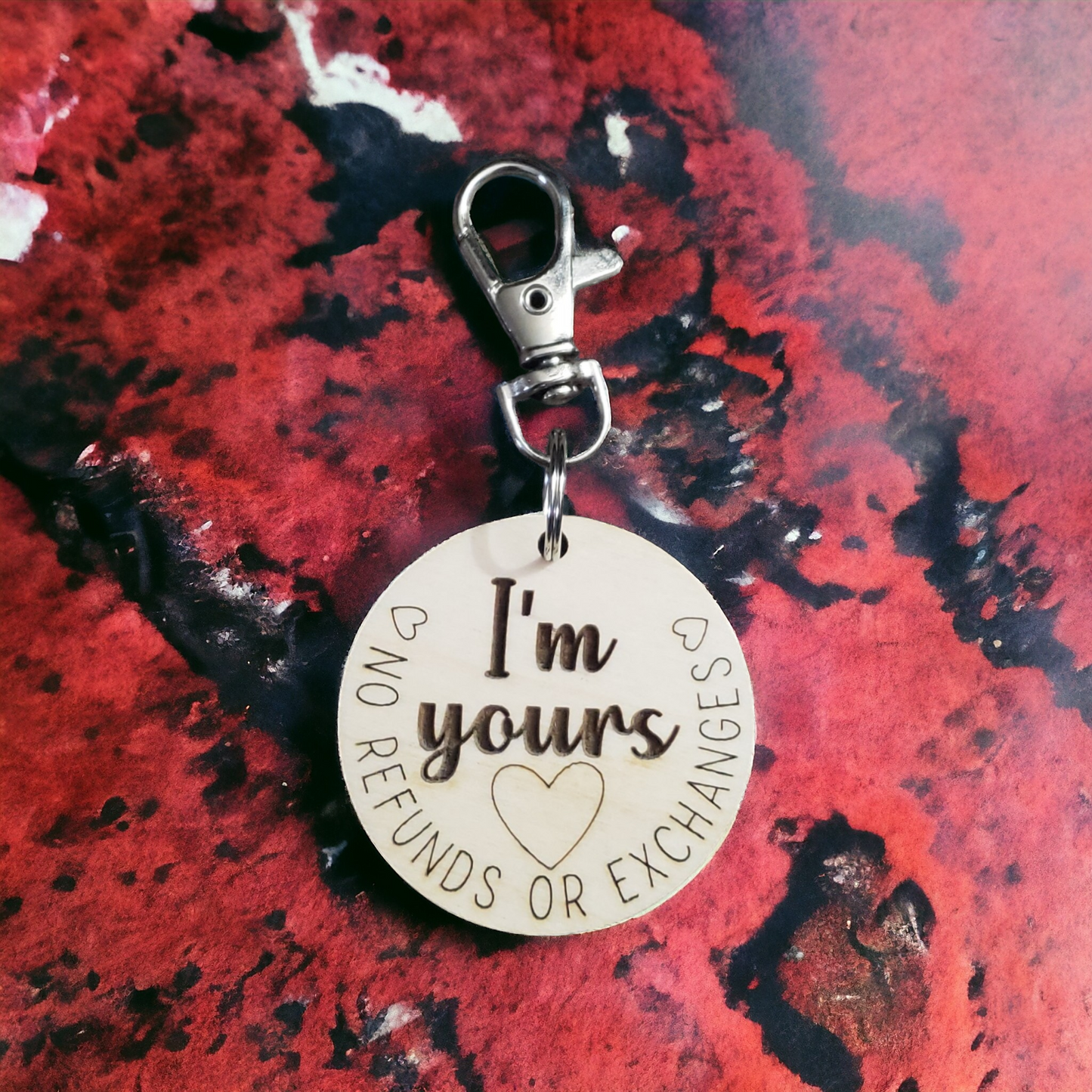 I'm Yours keychain personalized