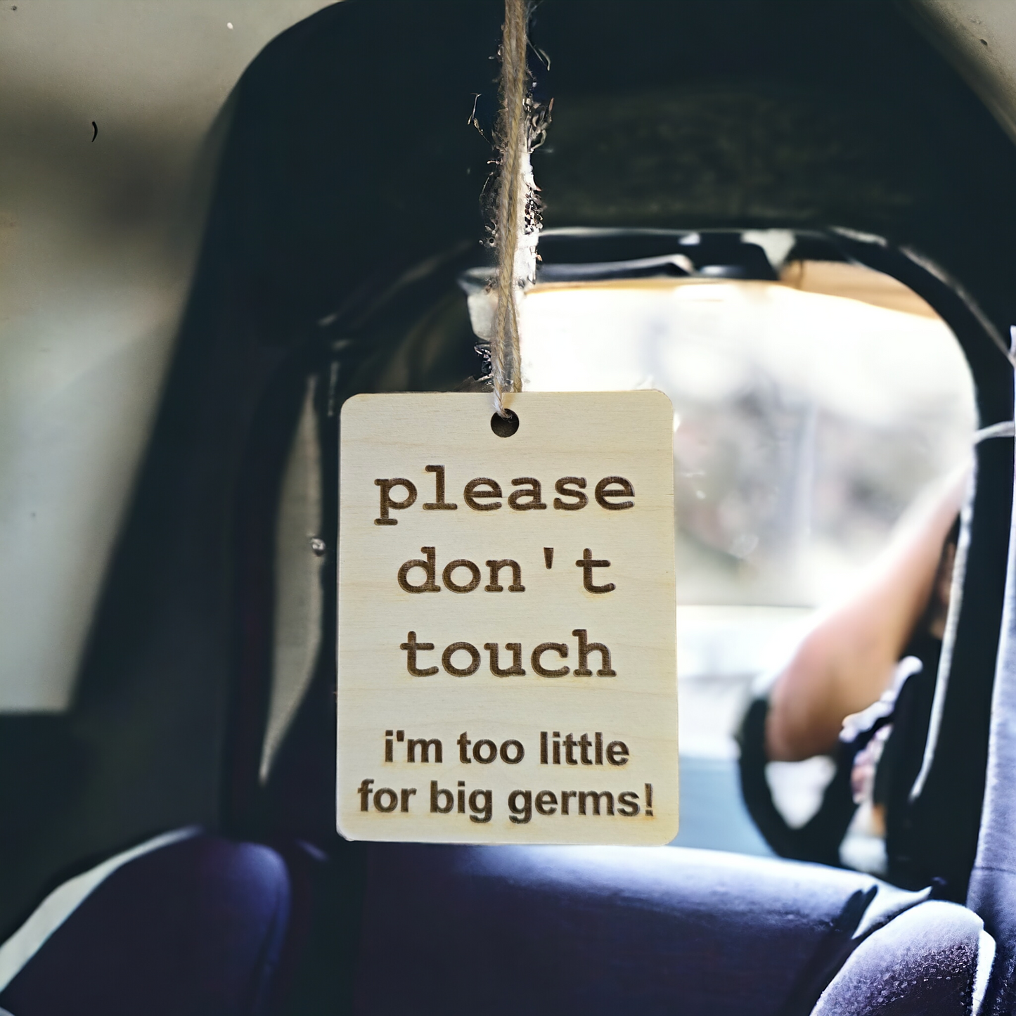 please don't touch i'm too little for big germs