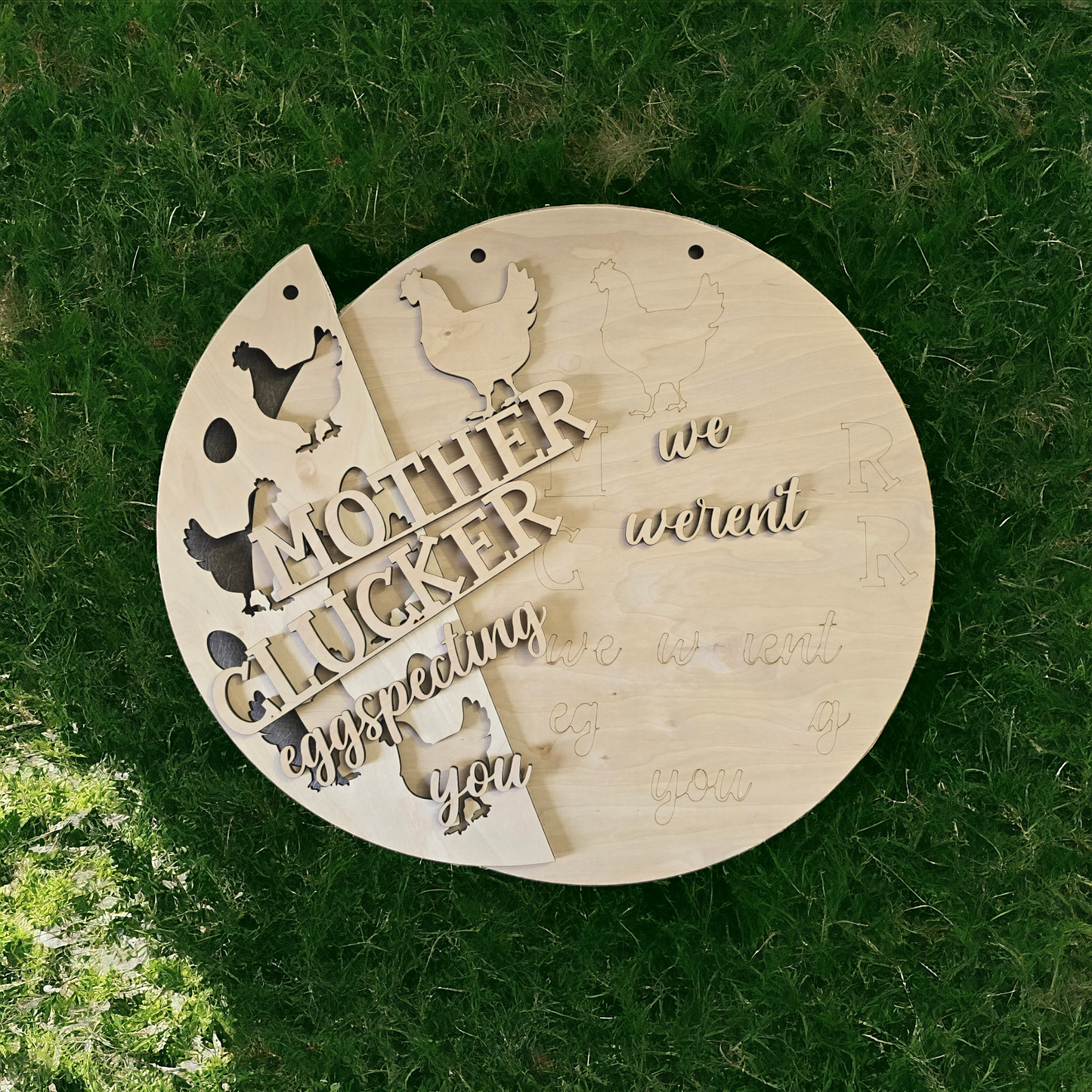 Mother Clucker 11.5 & 15" Sign