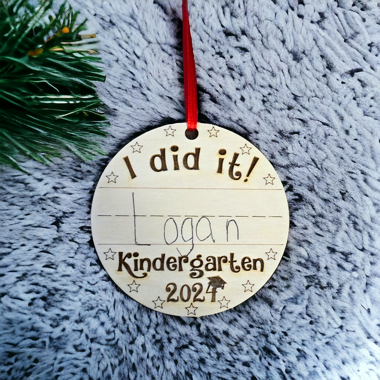 I did it graduation Christmas Ornament or Magent Personalized with grade