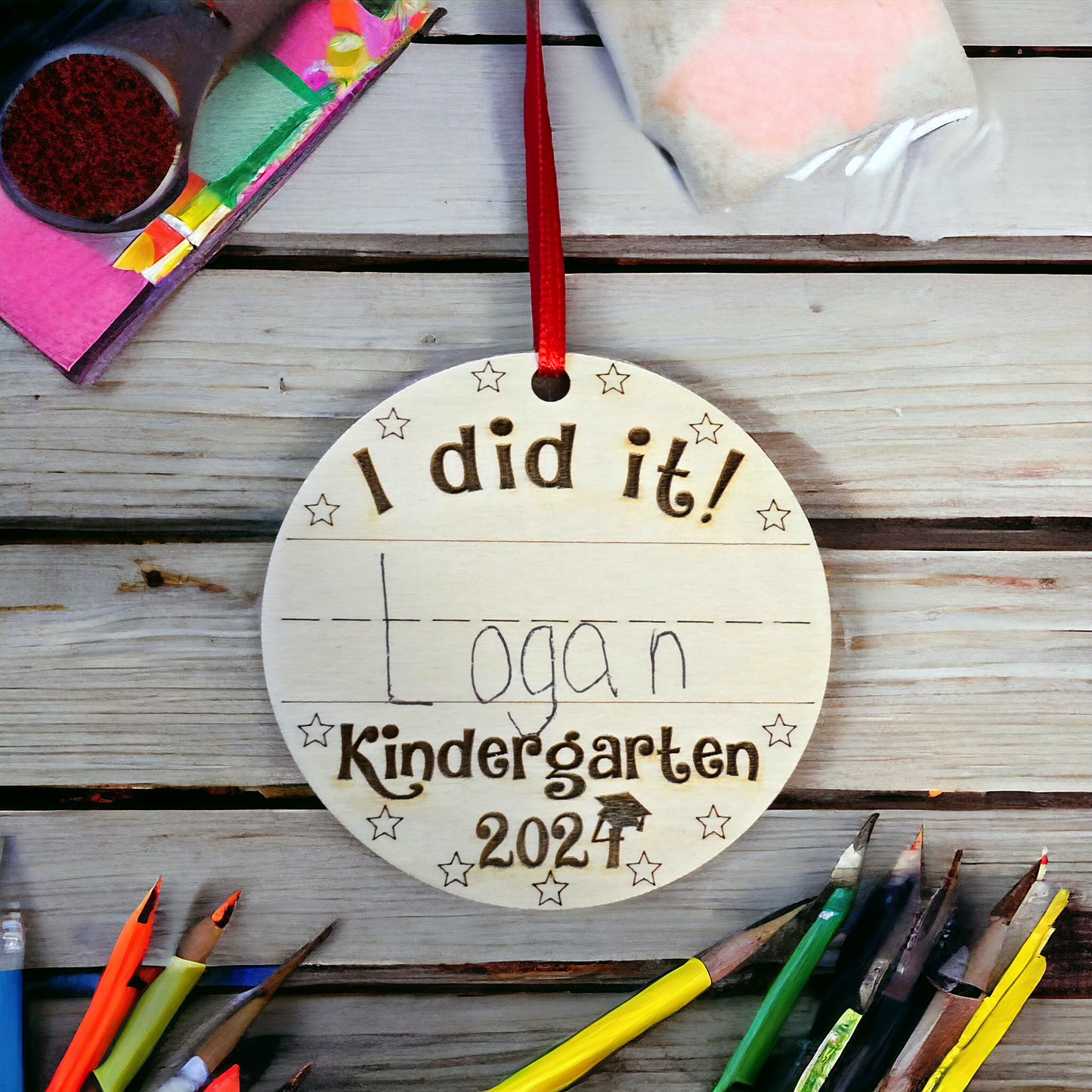 I did it graduation Christmas Ornament or Magent Personalized with grade