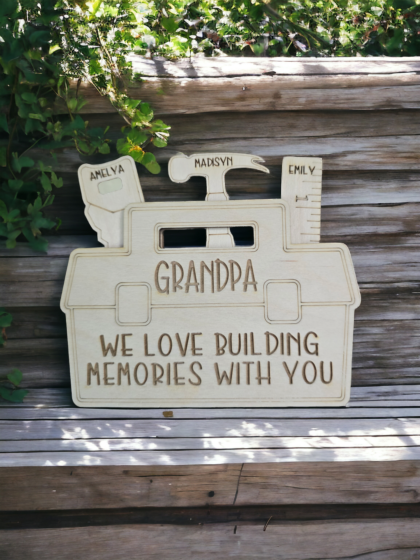Daddy We love building memories with you Toolbox Personalized