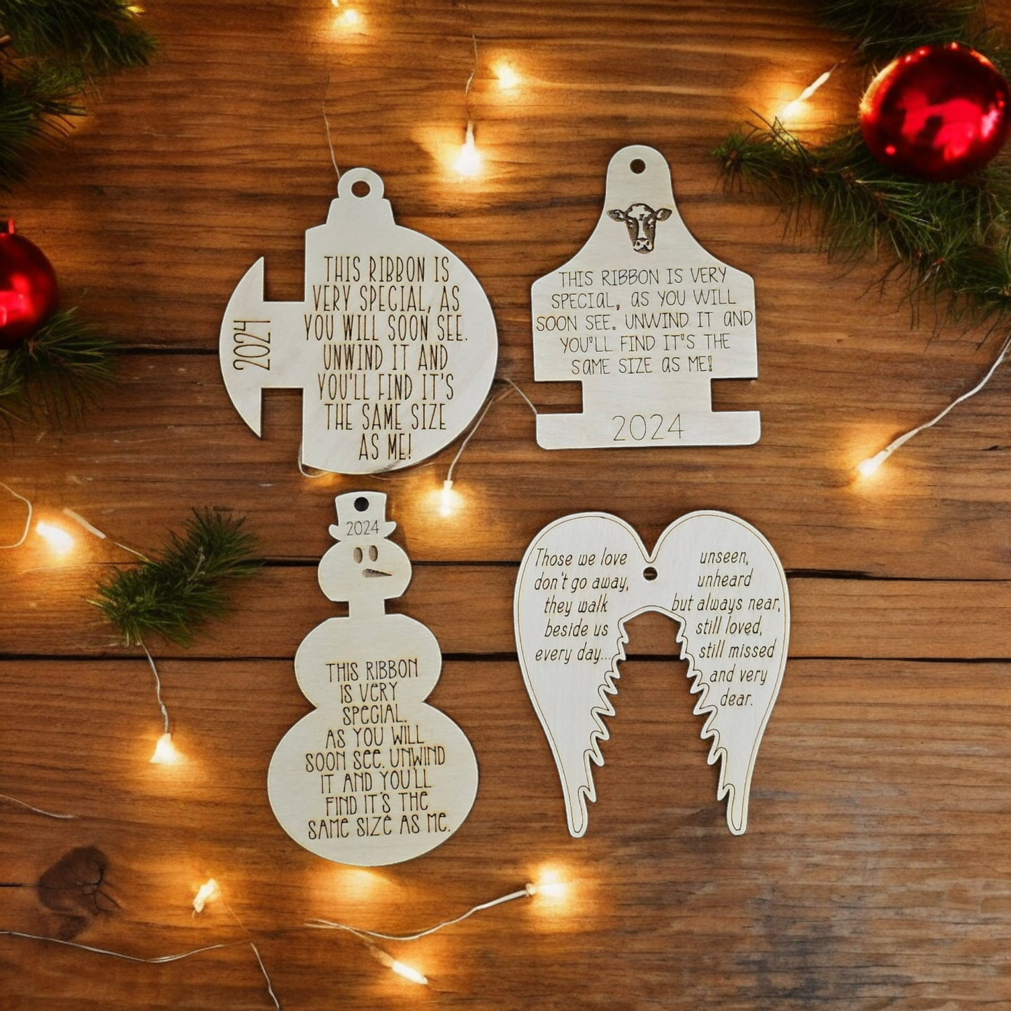 Height Ornaments and angel wing