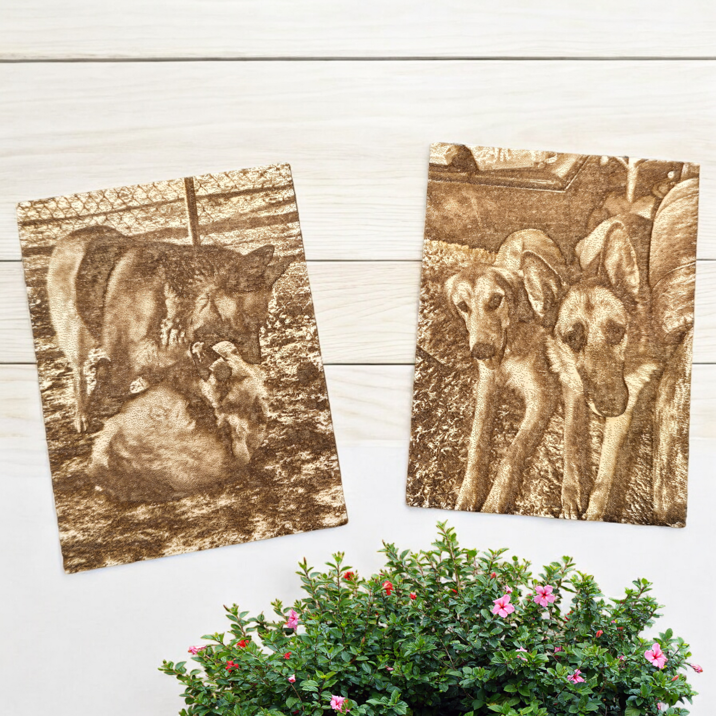 Photo engraved magnets