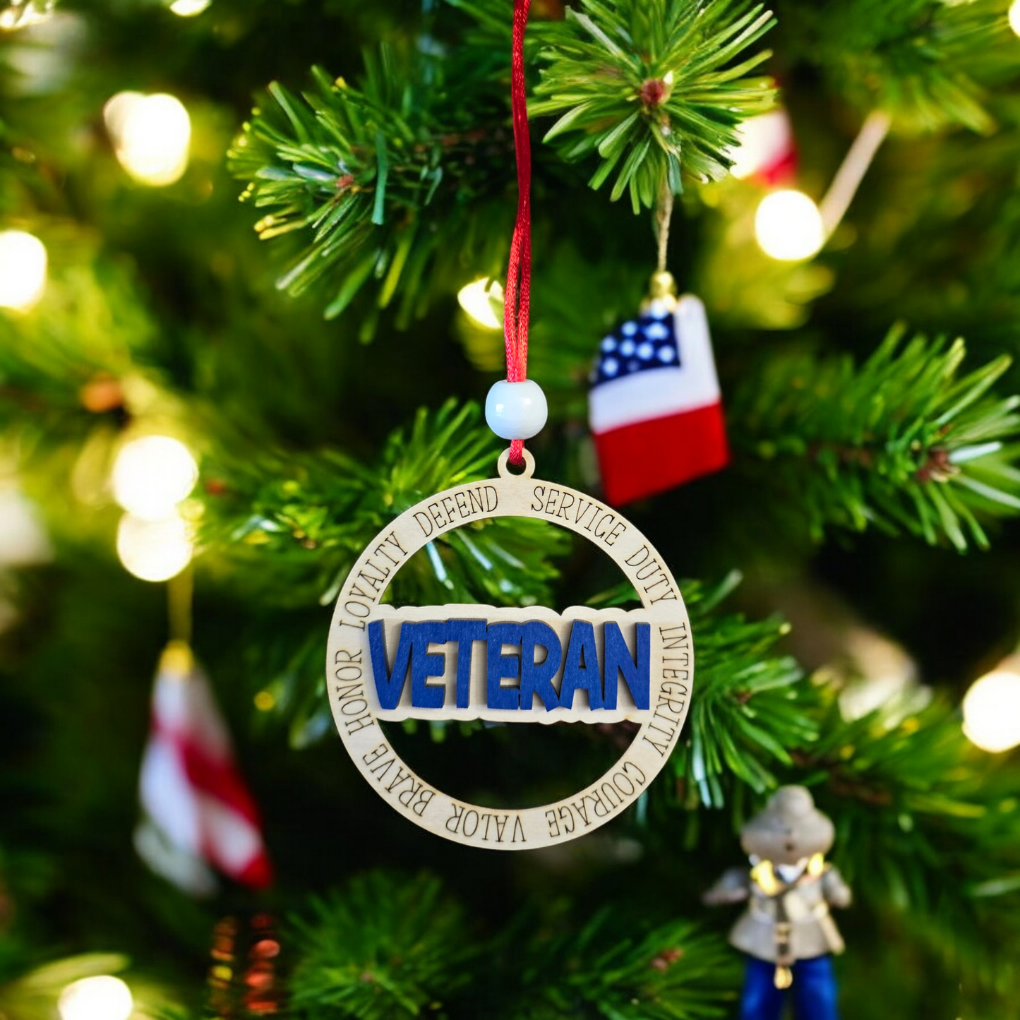 Veteran Christmas Ornament