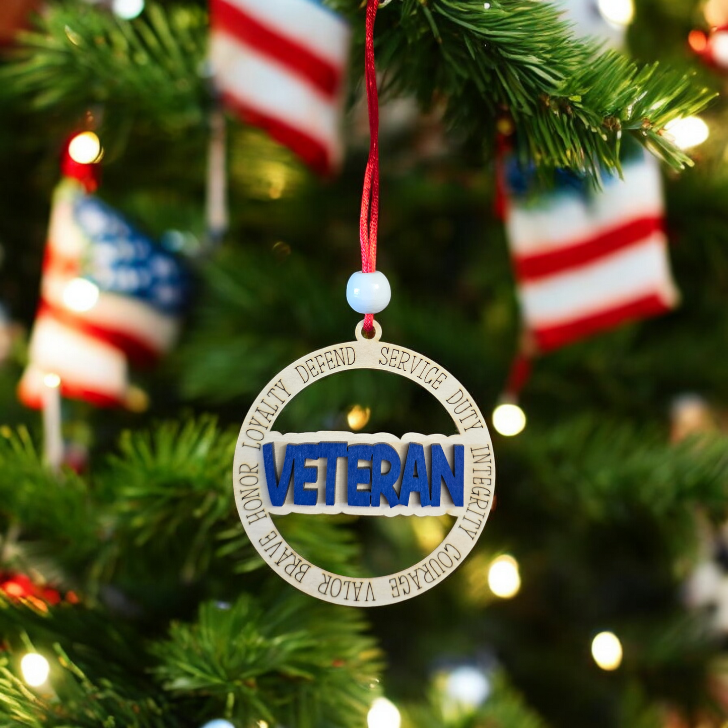 Veteran Christmas Ornament