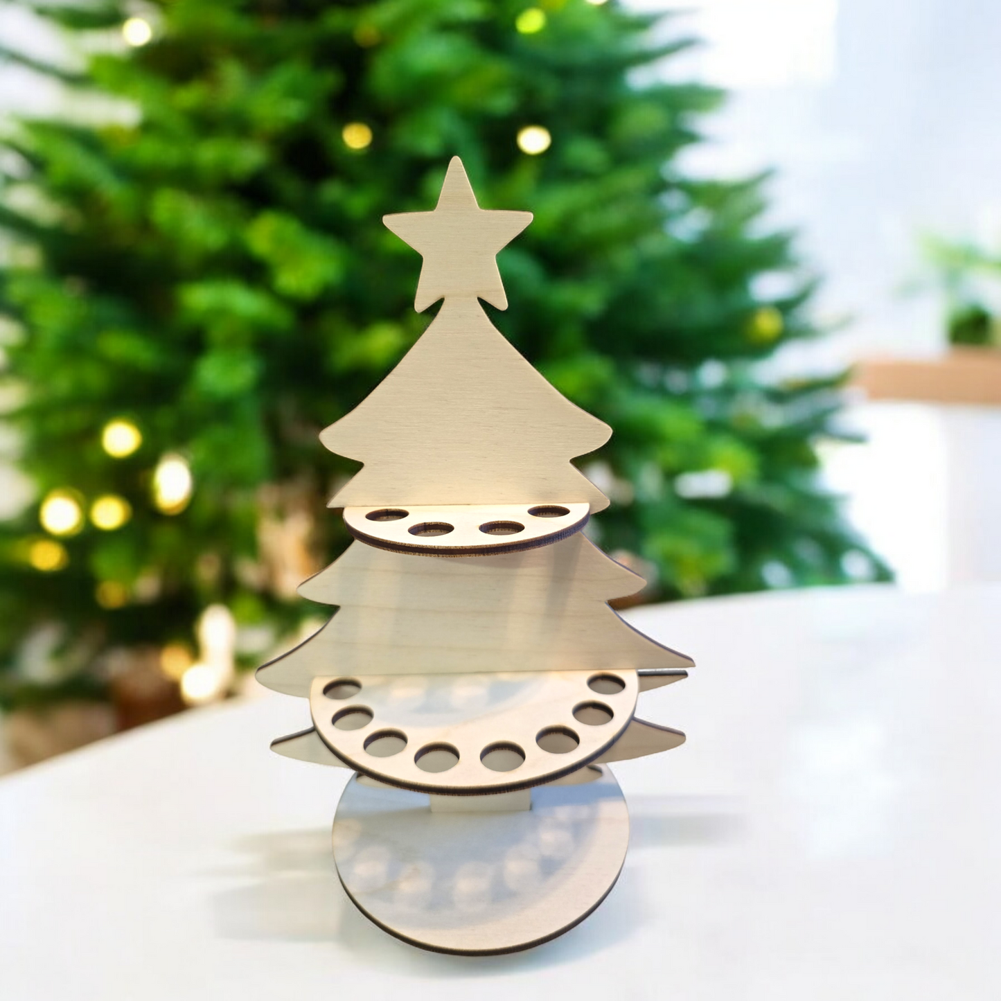 Christmas tree money cake