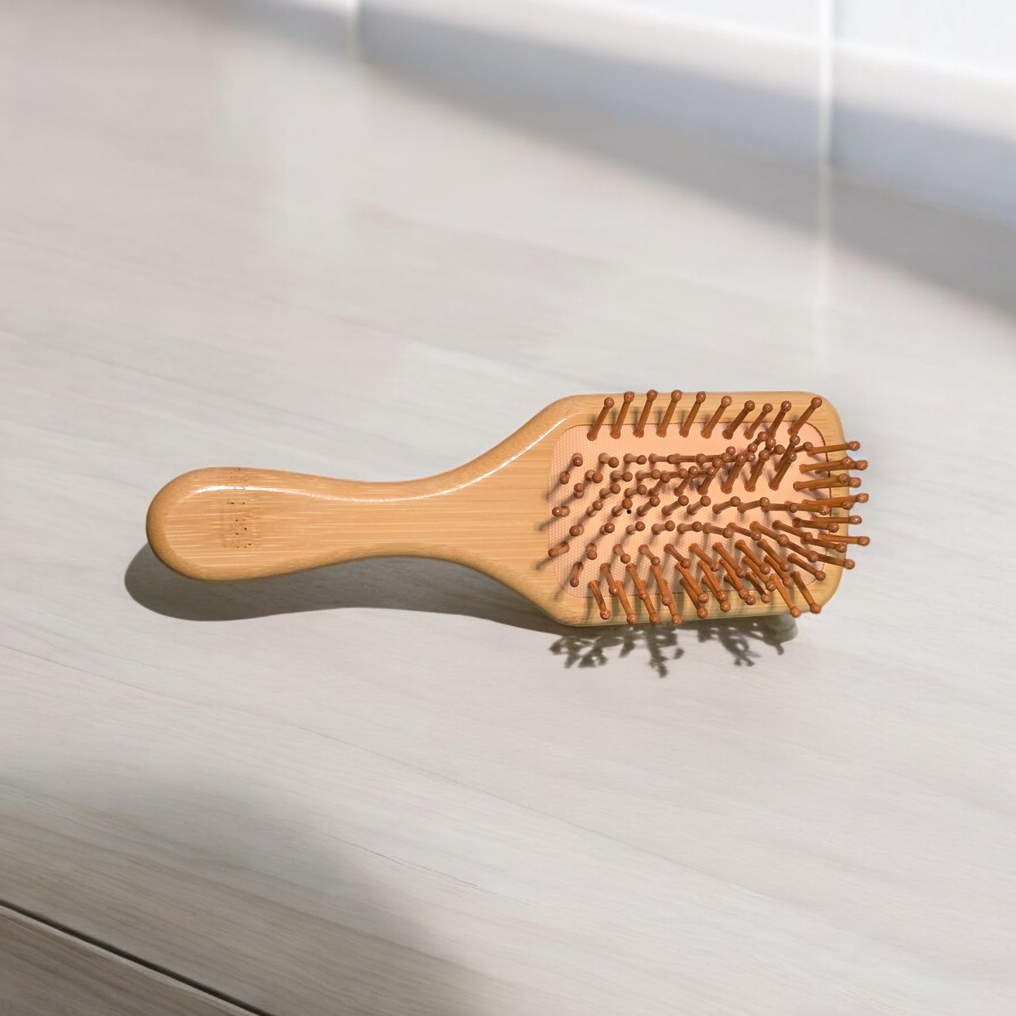 Bamboo paddle brush personalized
