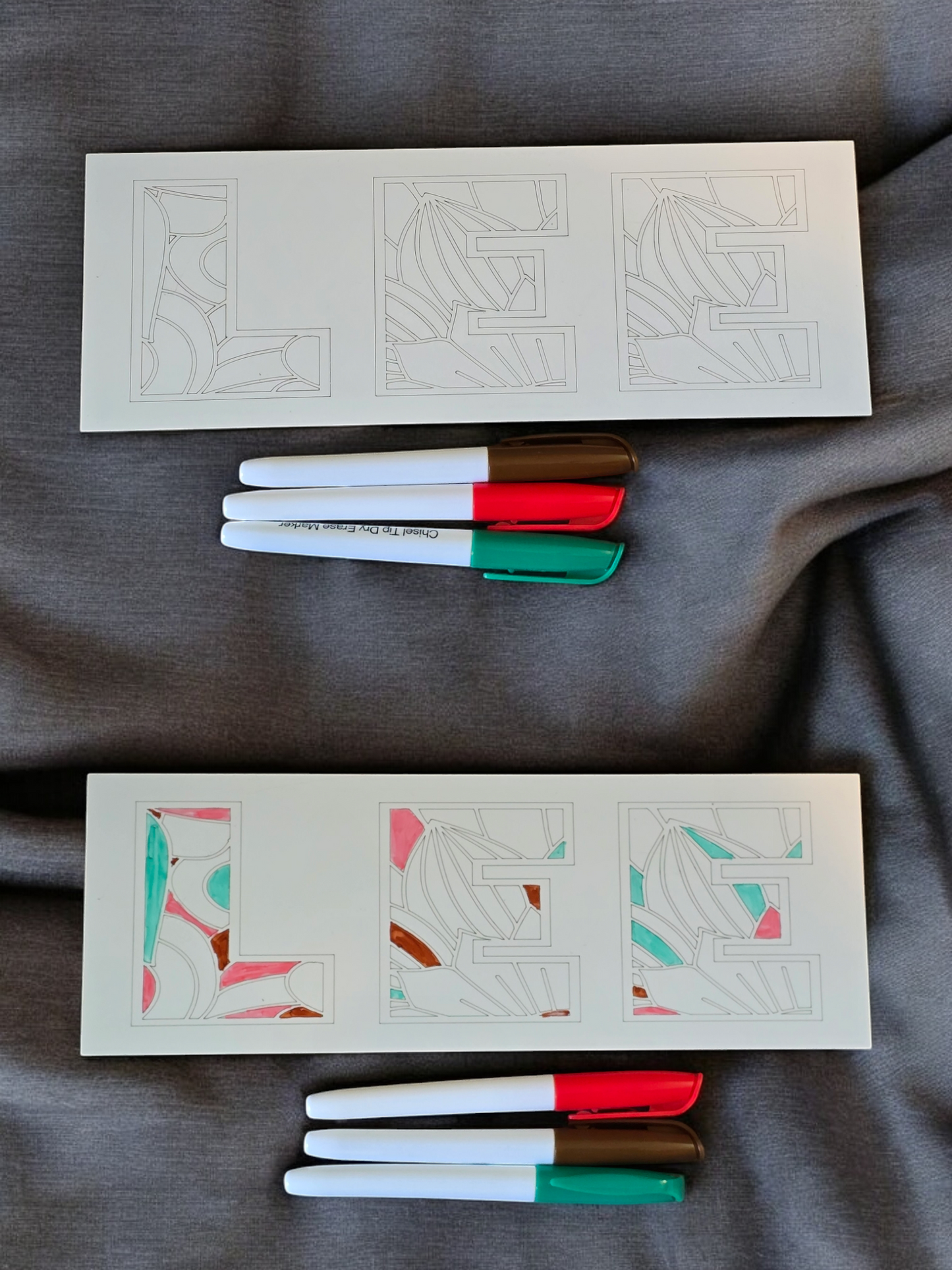 First name coloring board Personalized