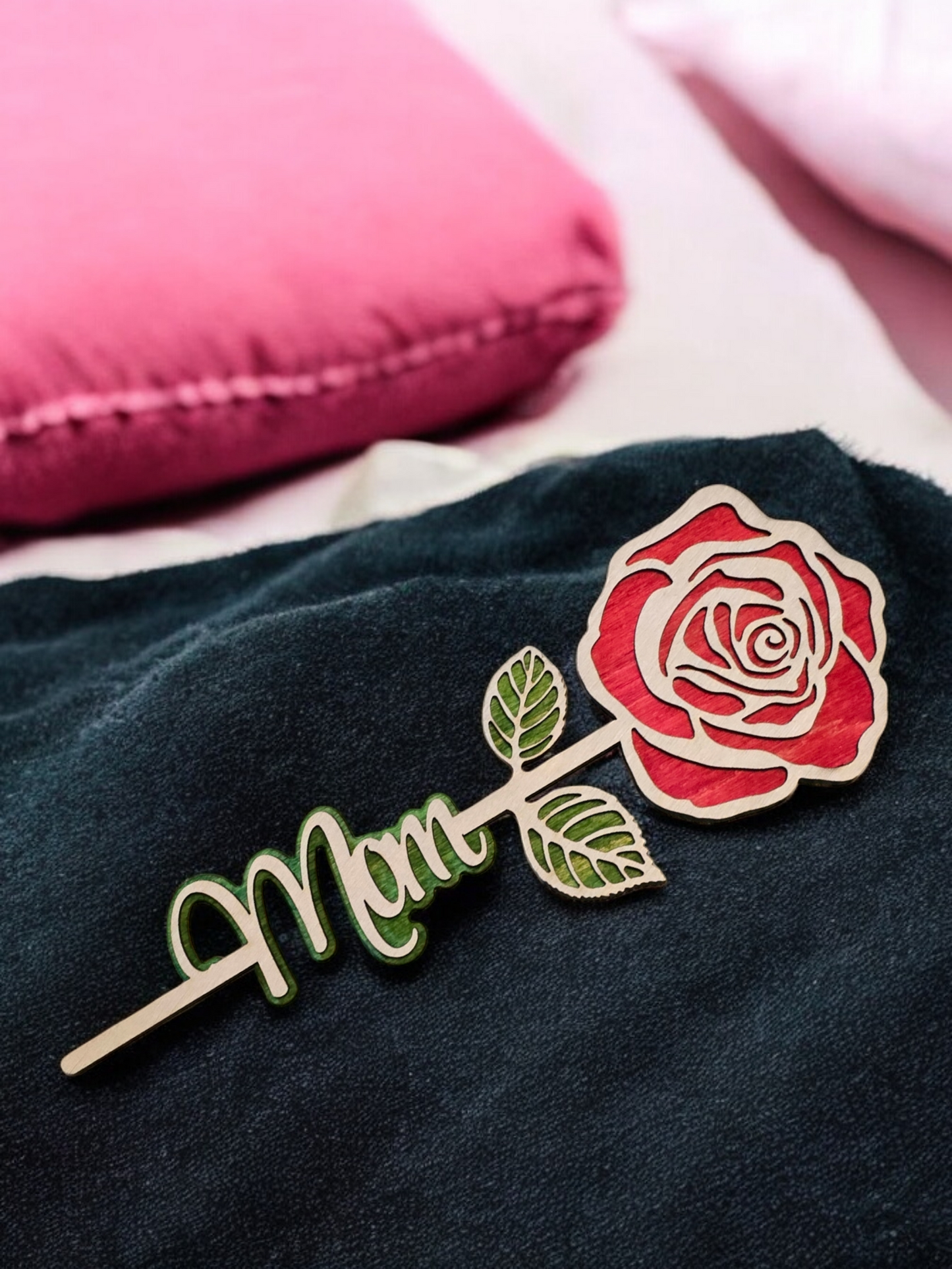 Personalized rose for Valentine's Day