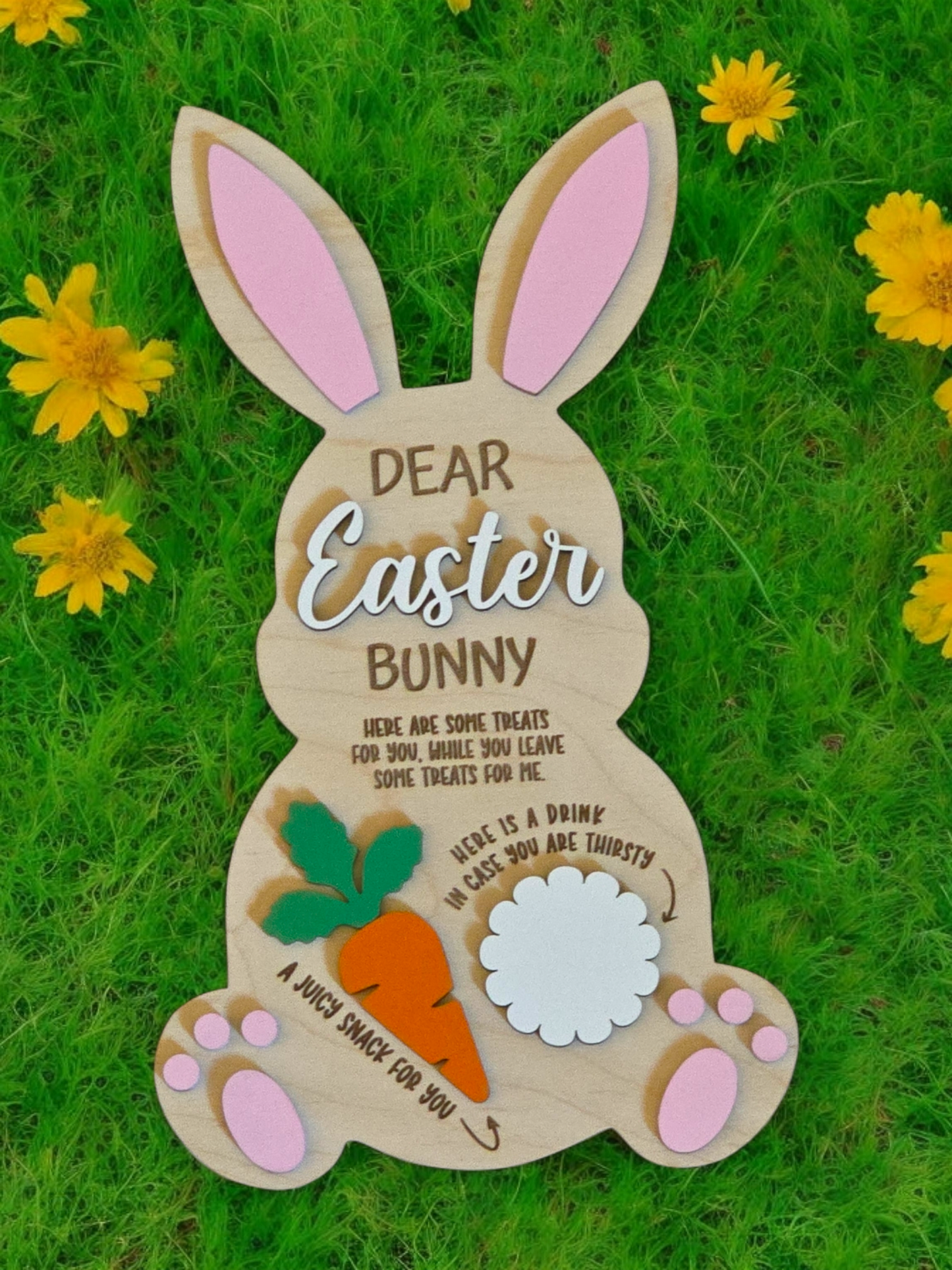Dear Easter Bunny Tray