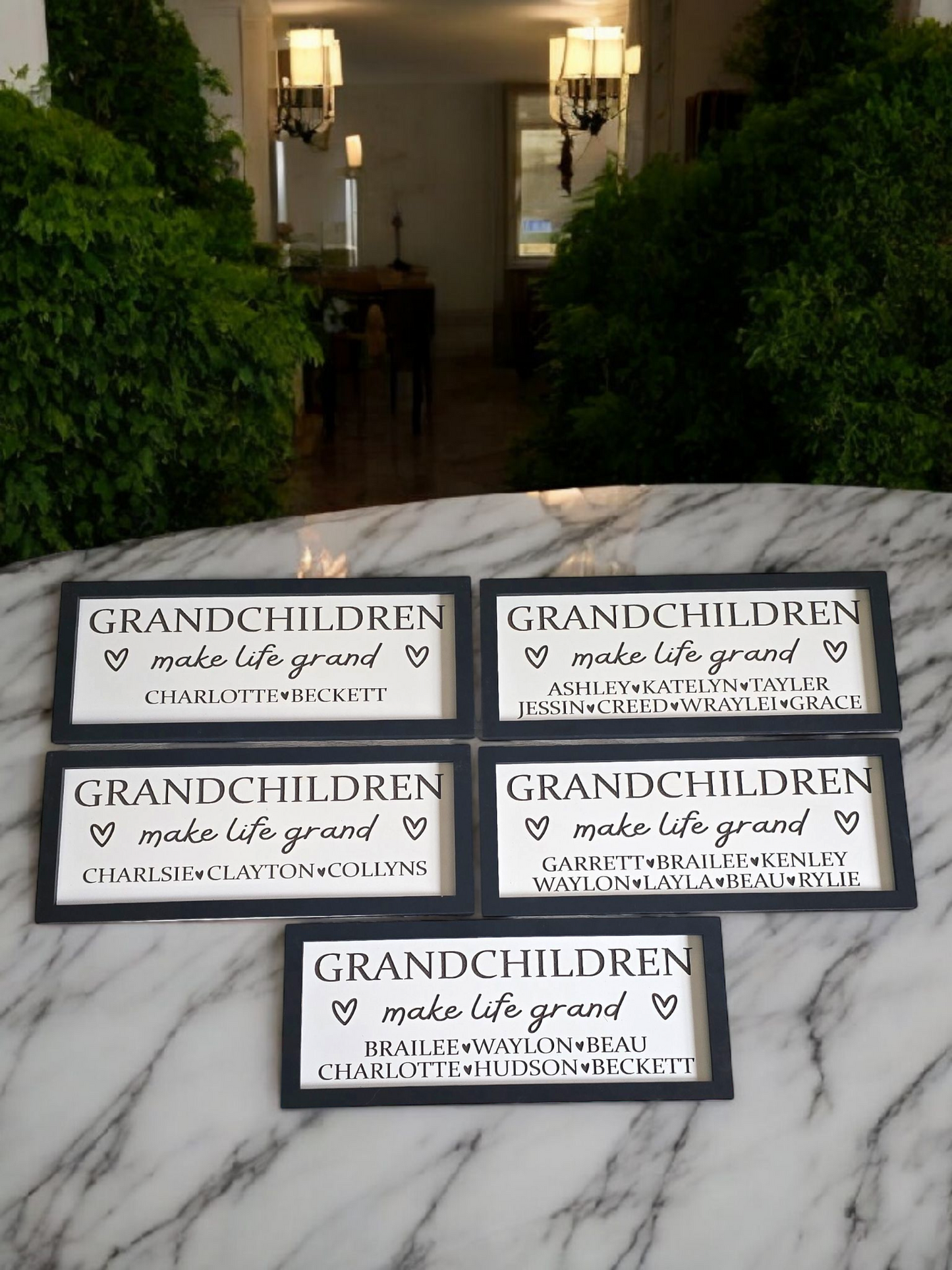 Grandchildren make life grand personalized