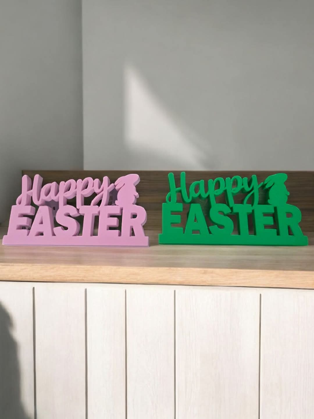 3D Printed Happy Easter sign
