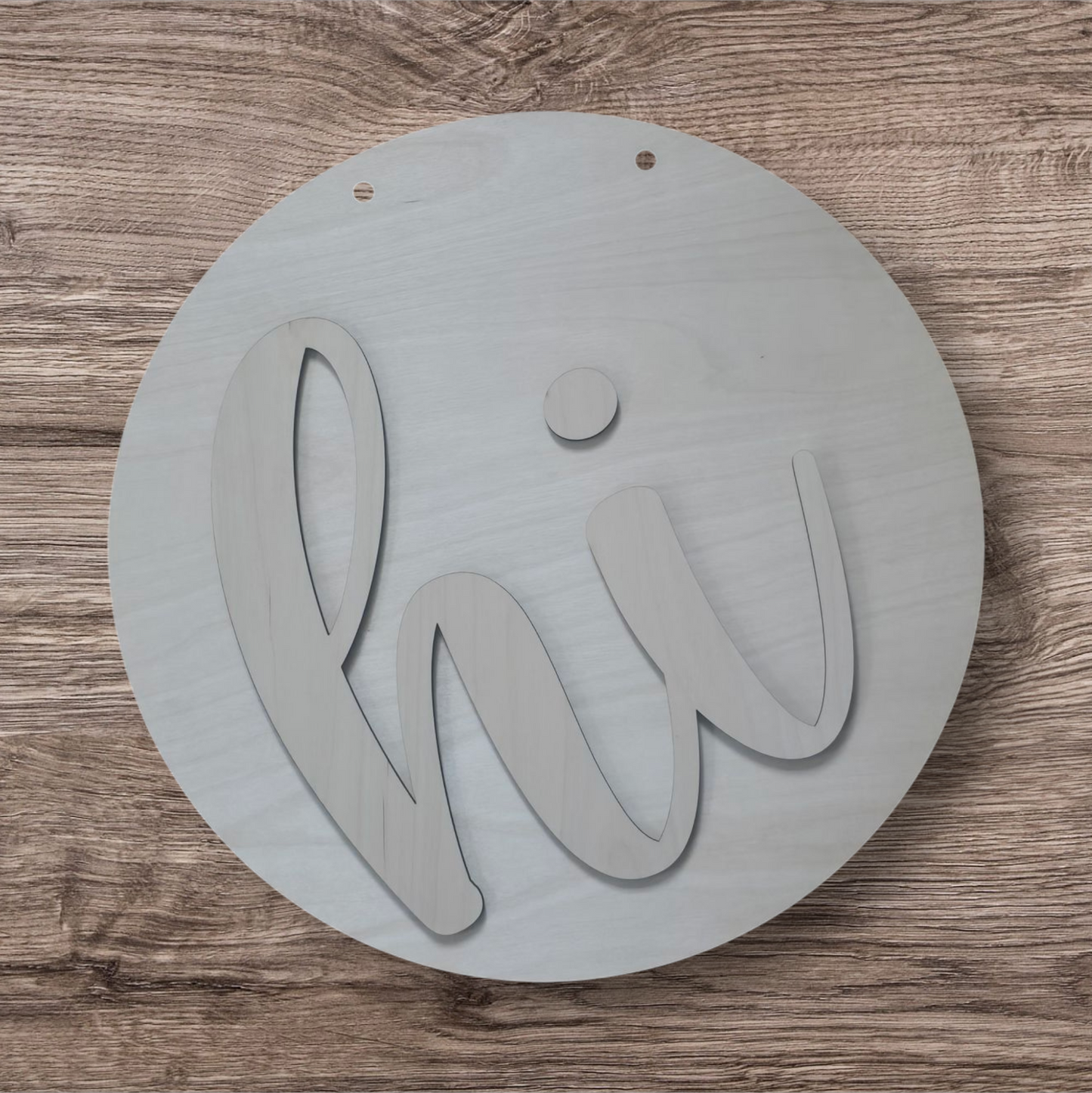 hi sign 15" DIY