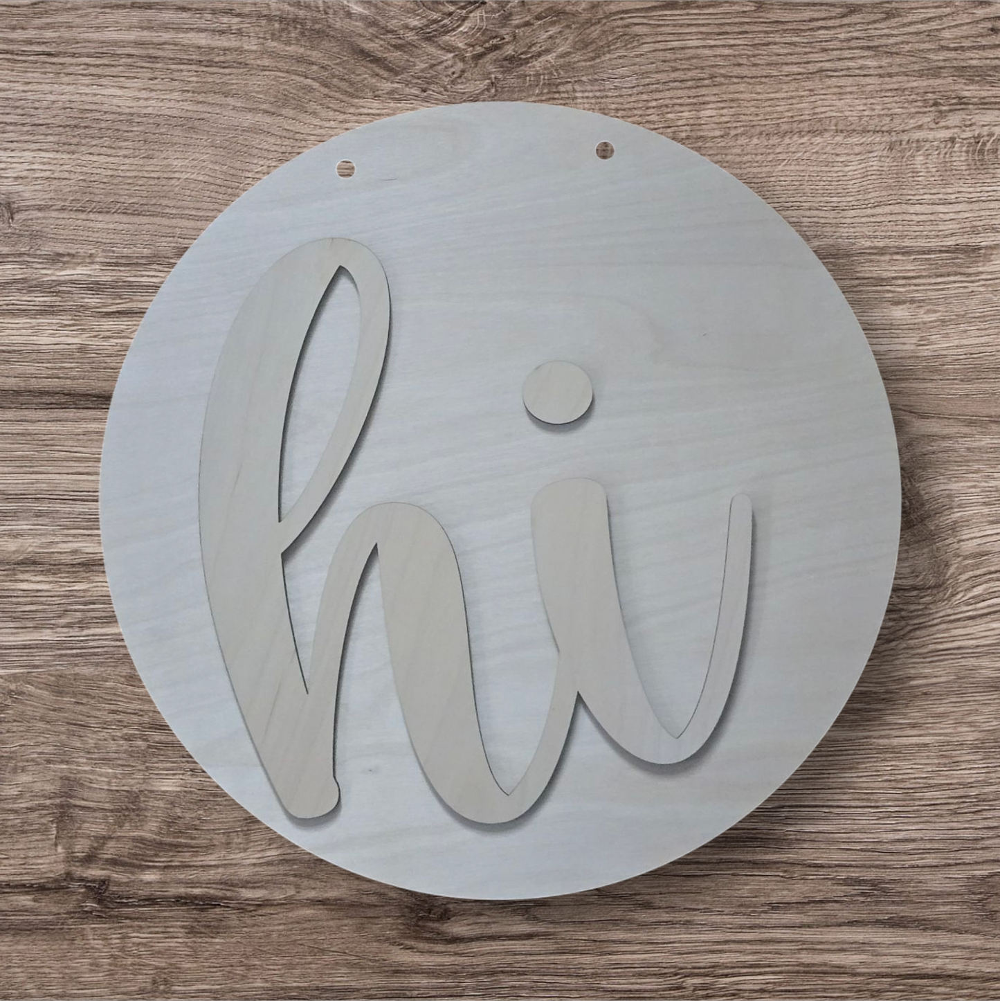 hi sign 15" DIY
